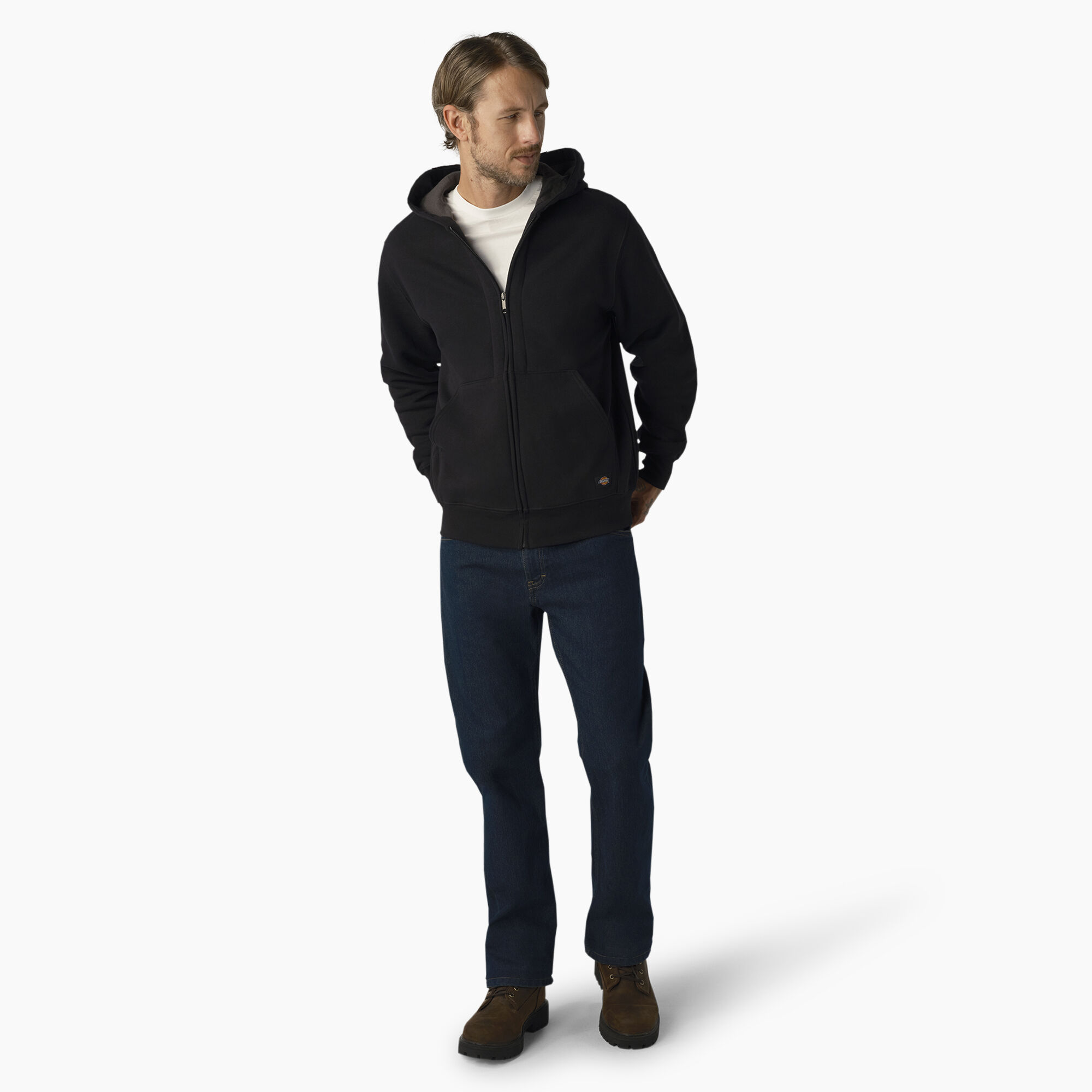 Thermal Lined Full-Zip Fleece Hoodie