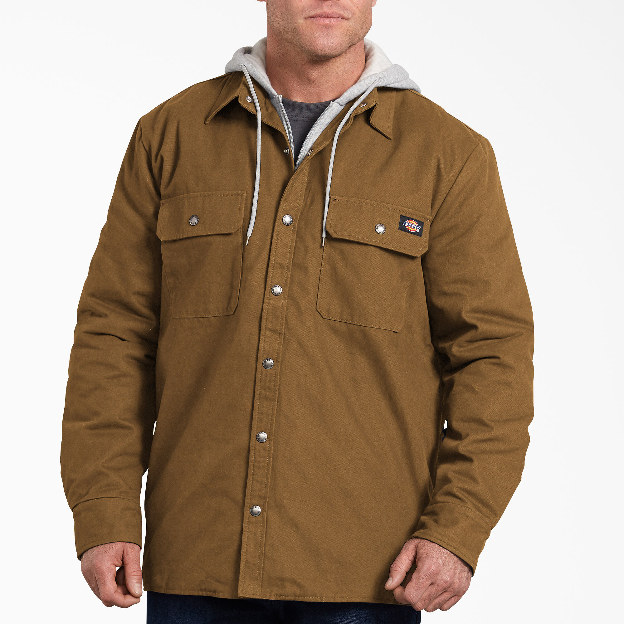 Duck Hooded Shirt Jacket