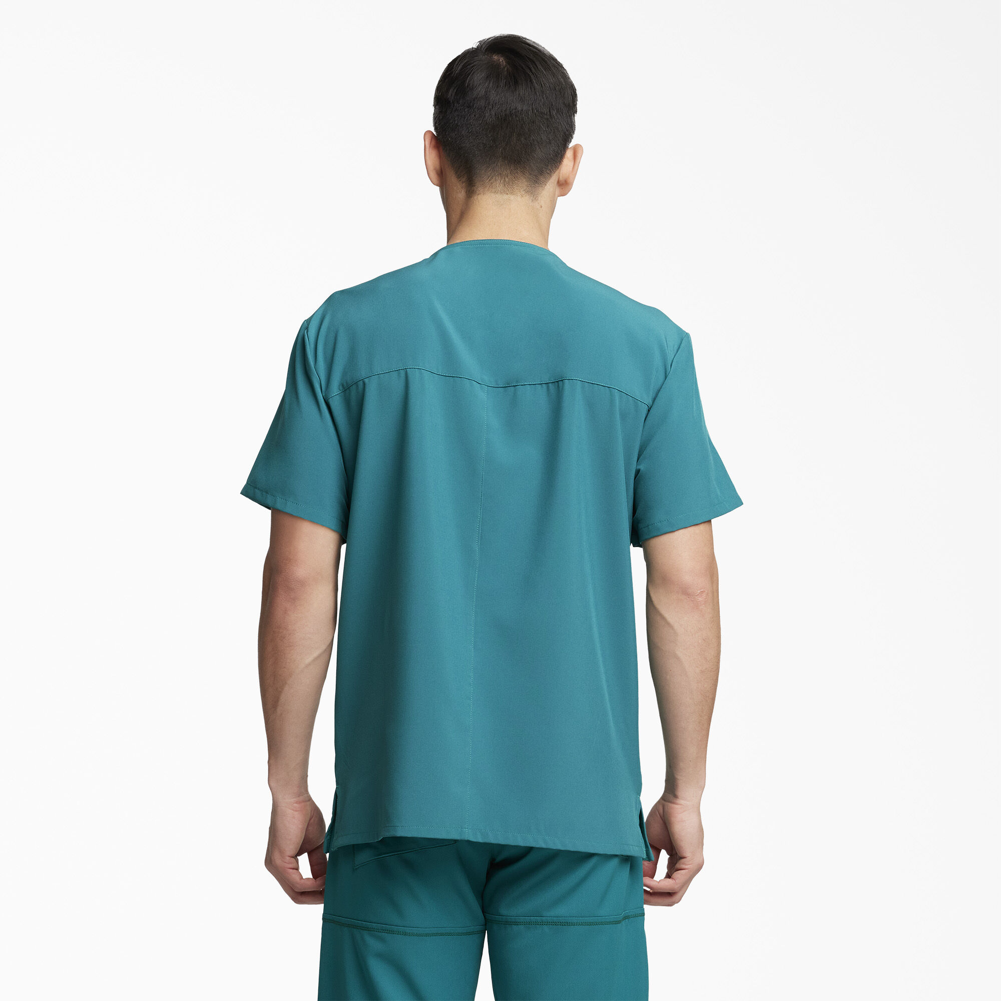 Men's EDS Essentials V-Neck Scrub Top with Patch Pockets