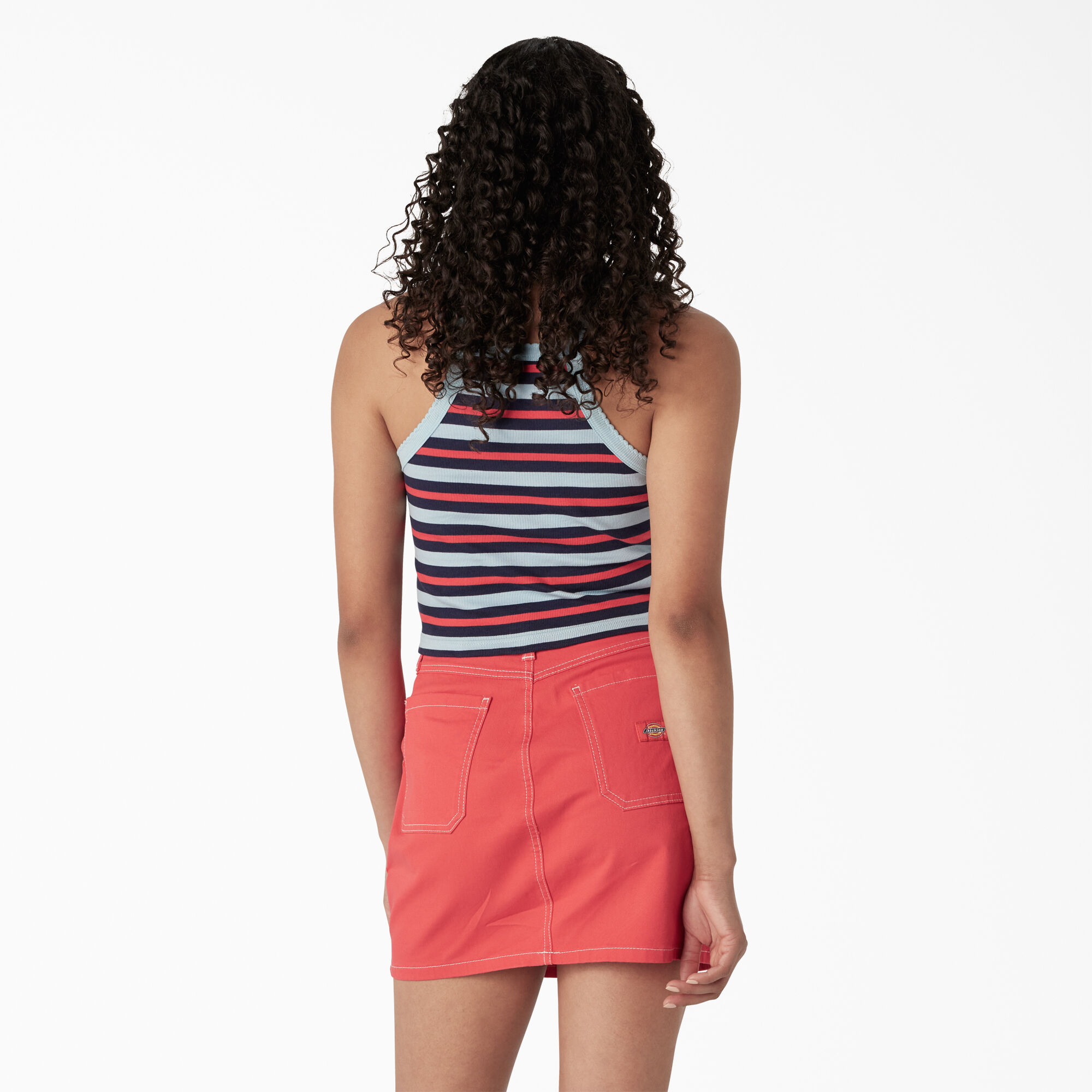 Women's Rib Knit Cropped Tank Top