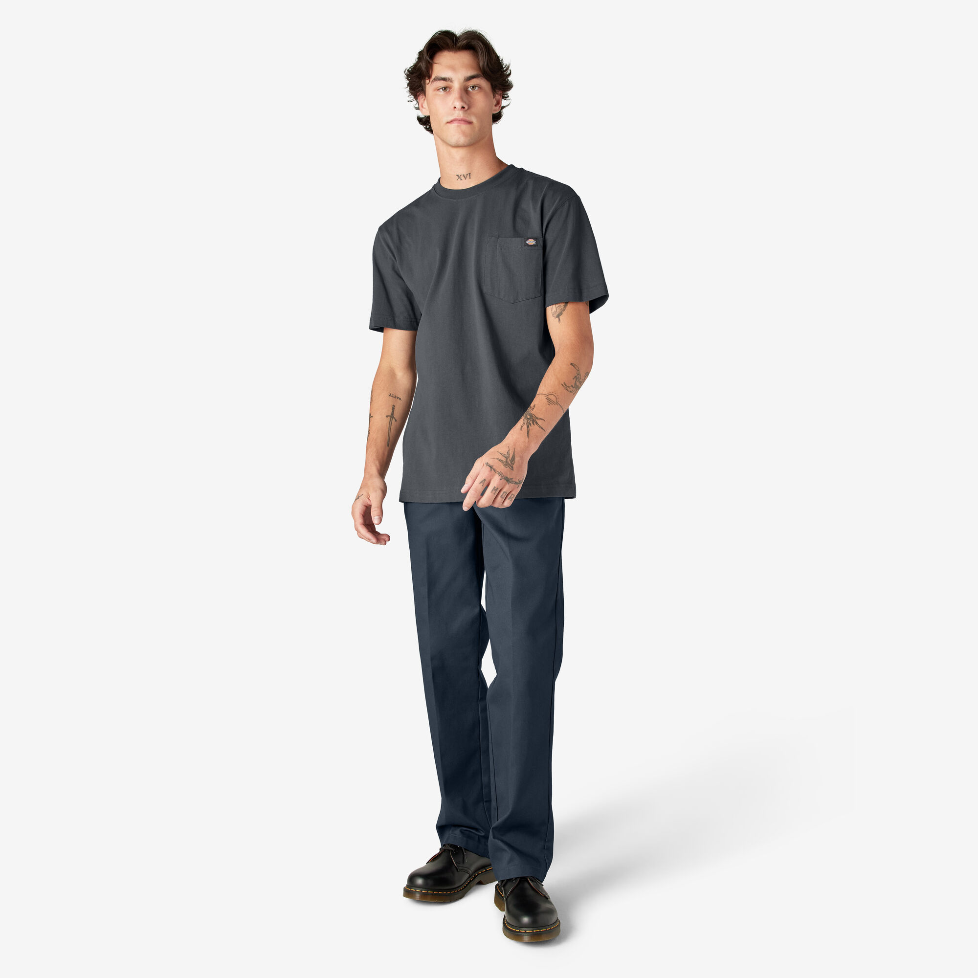 Heavyweight Short Sleeve Pocket T-Shirt