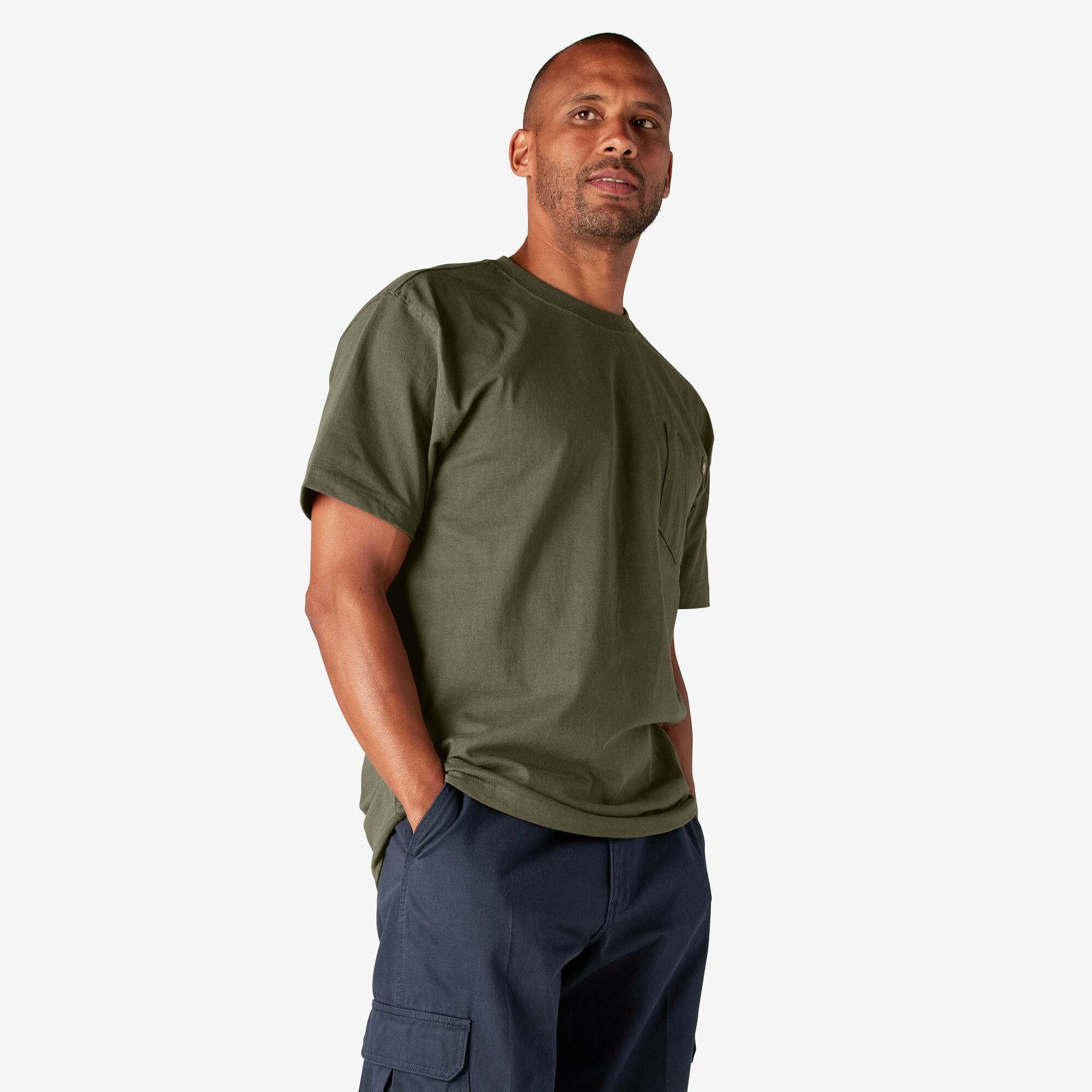 Heavyweight Short Sleeve Pocket T-Shirt