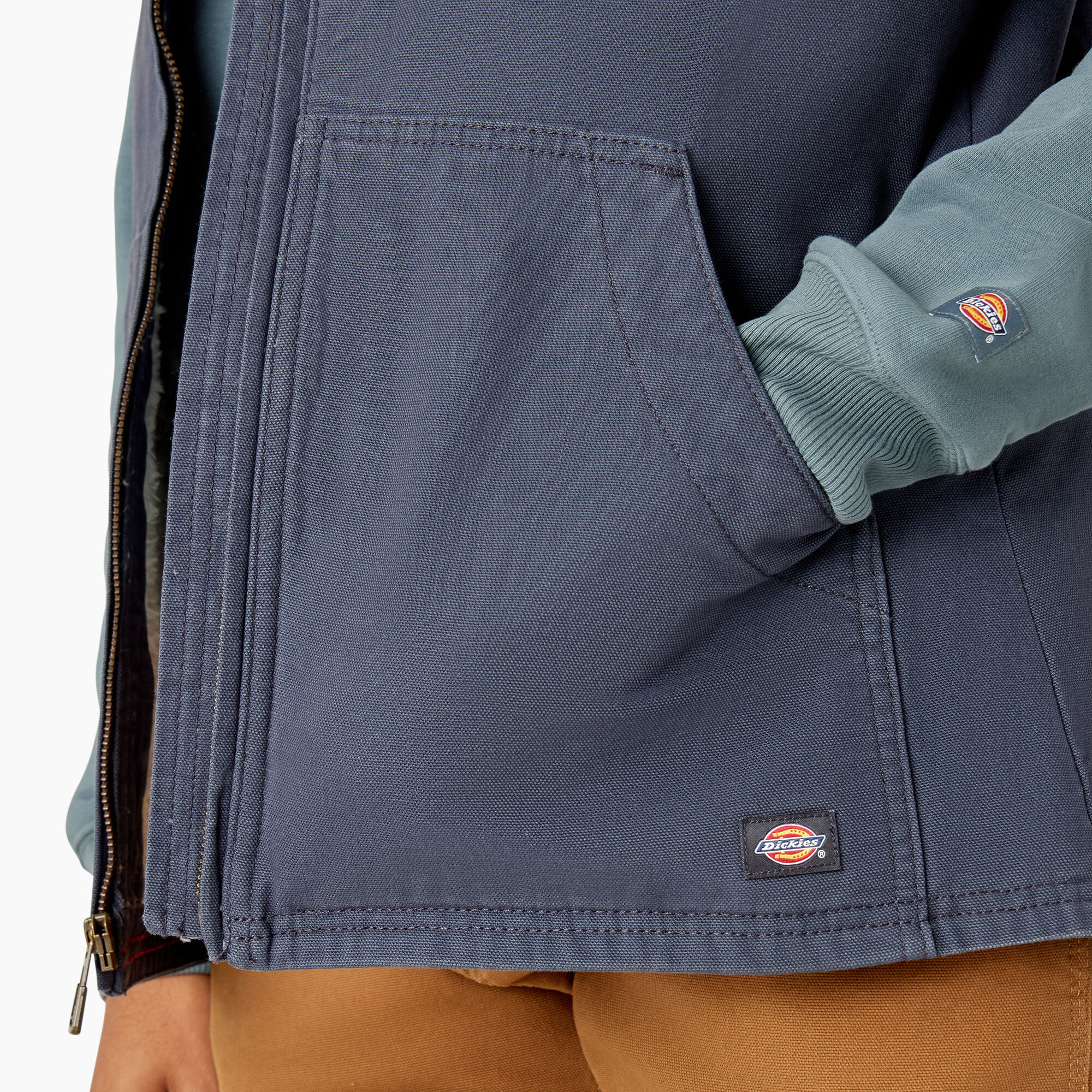 Women's Fleece Lined Duck Canvas Vest