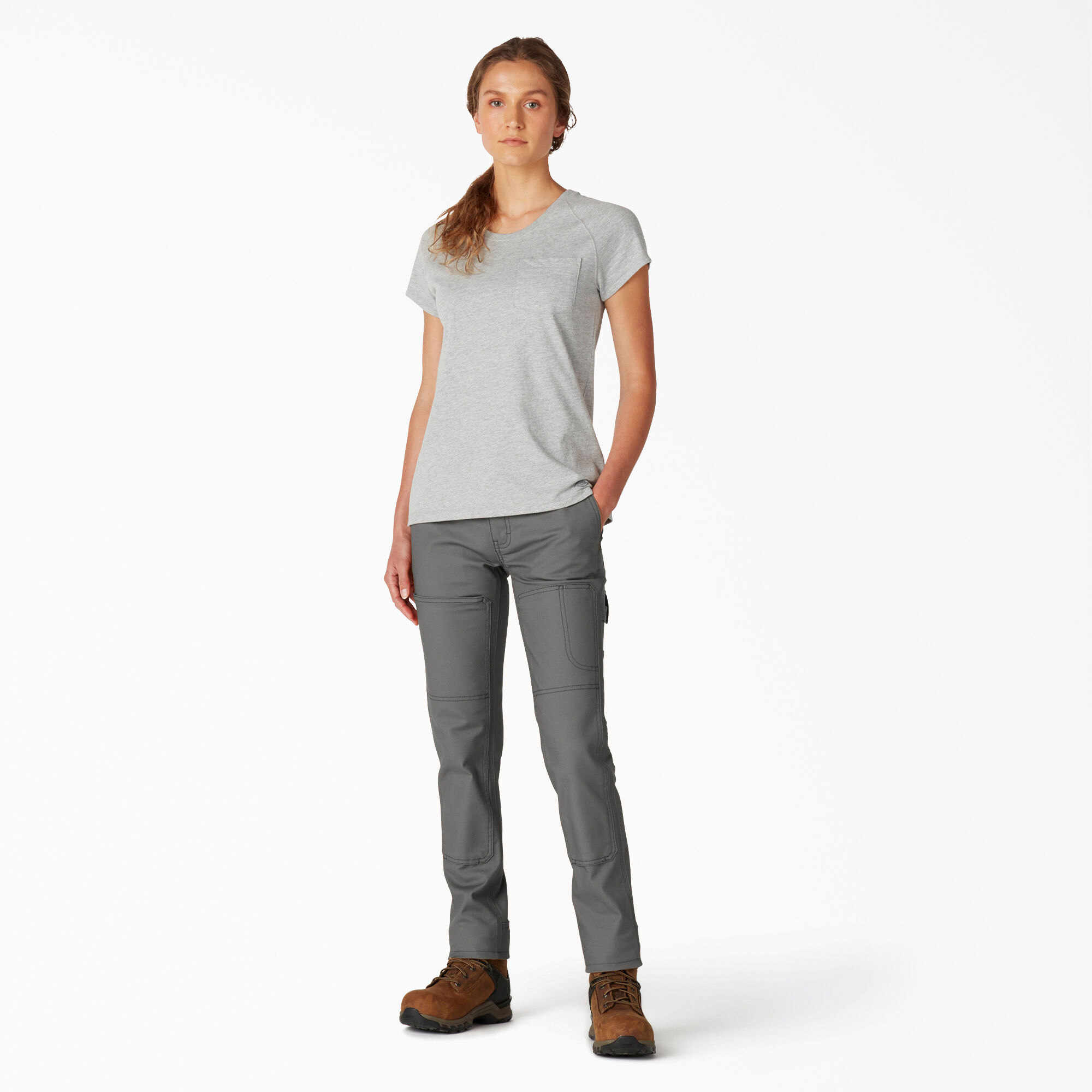 Women's FLEX DuraTech Straight Fit Pants, Gray