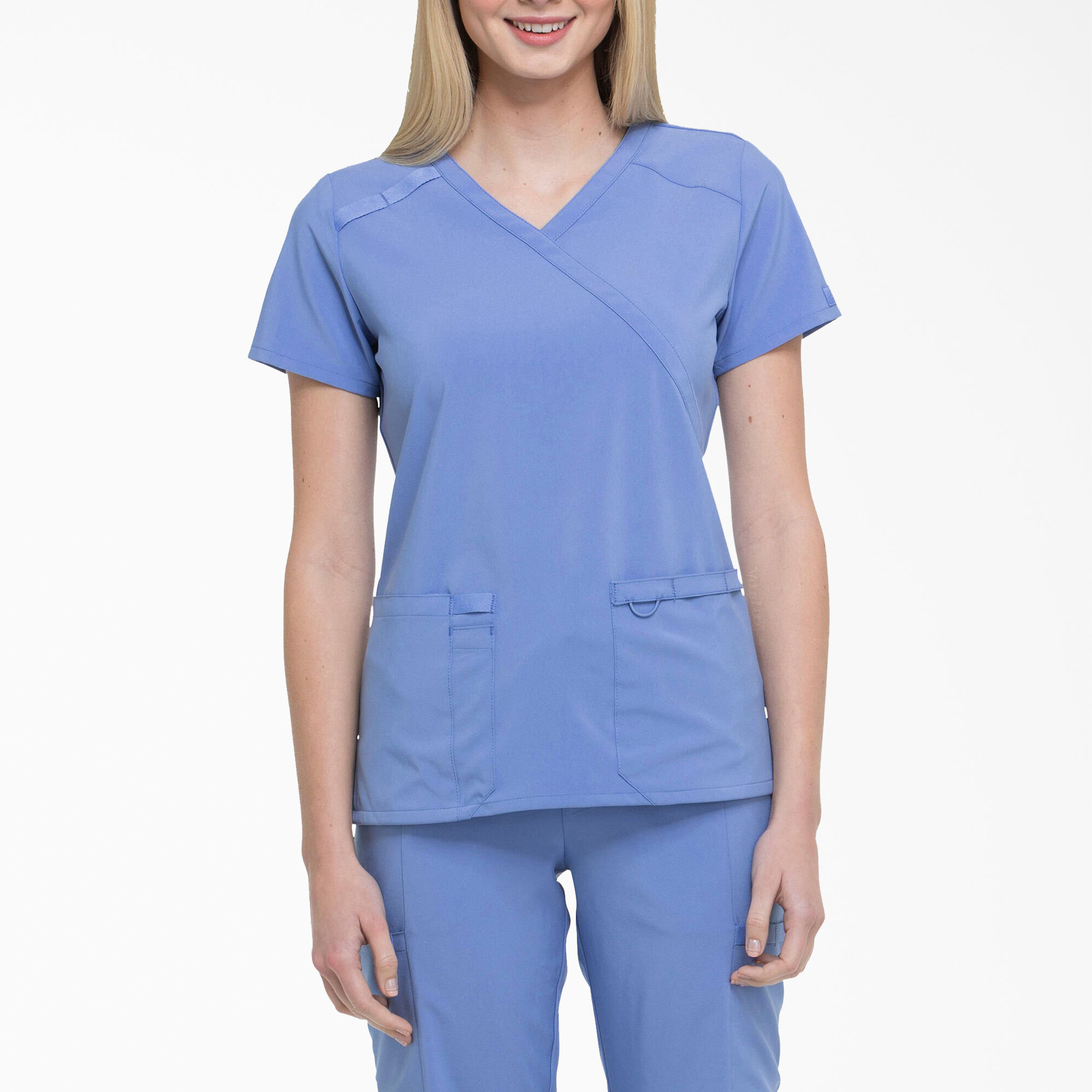 Women's EDS Essentials Mock Wrap Scrub Top