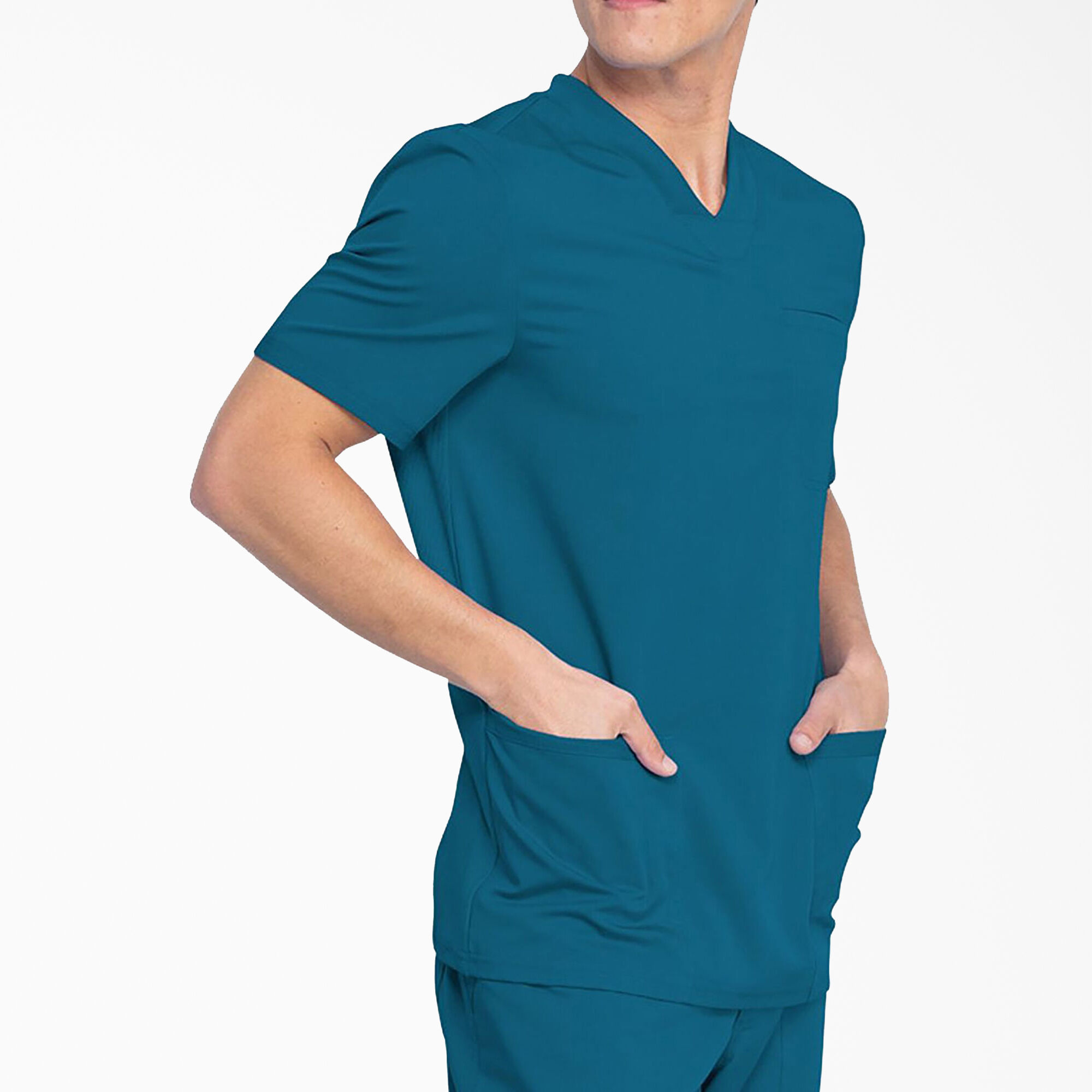 Men's Balance V-Neck Scrub Top with Patch Pockets