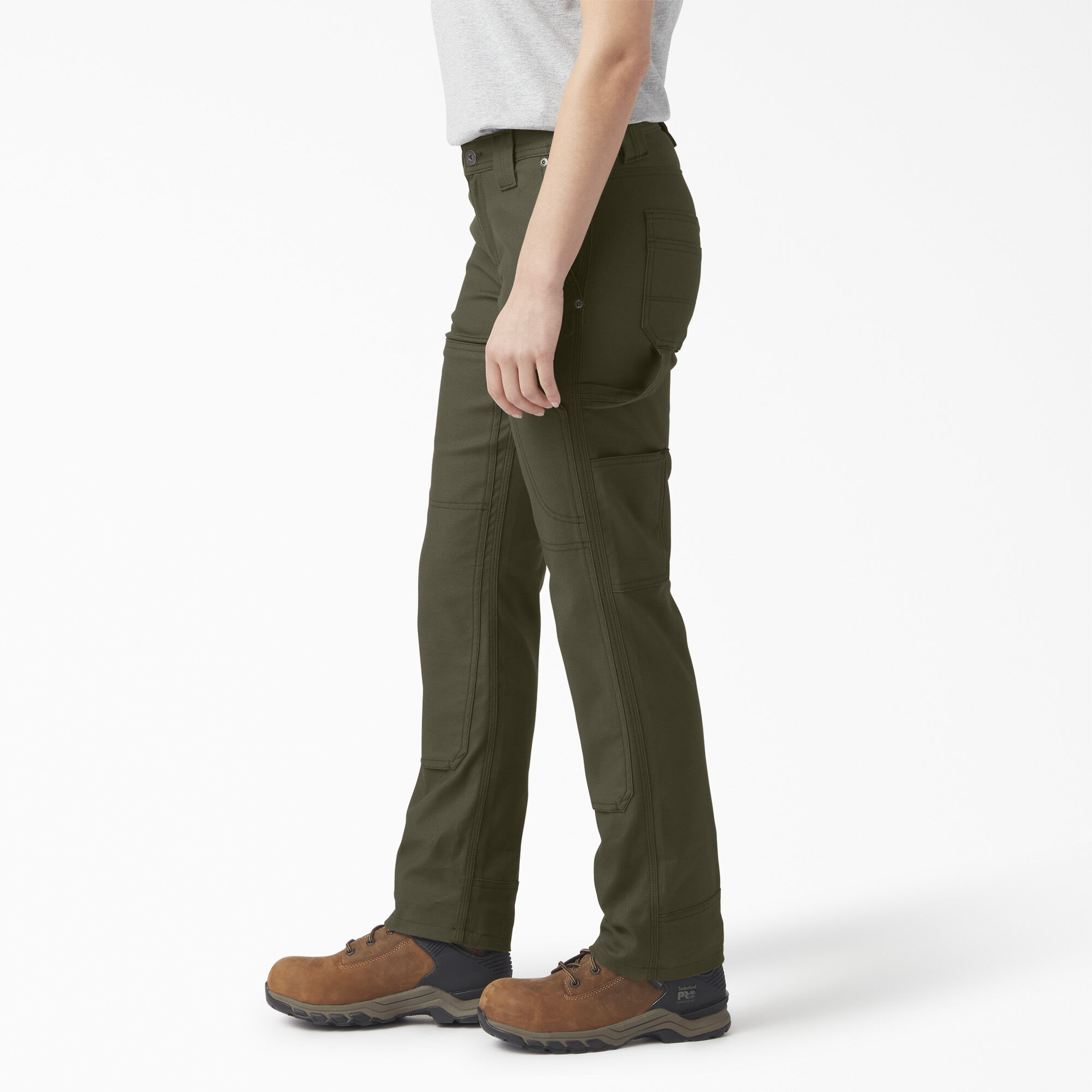 Women's FLEX DuraTech Straight Fit Pants, Moss Green