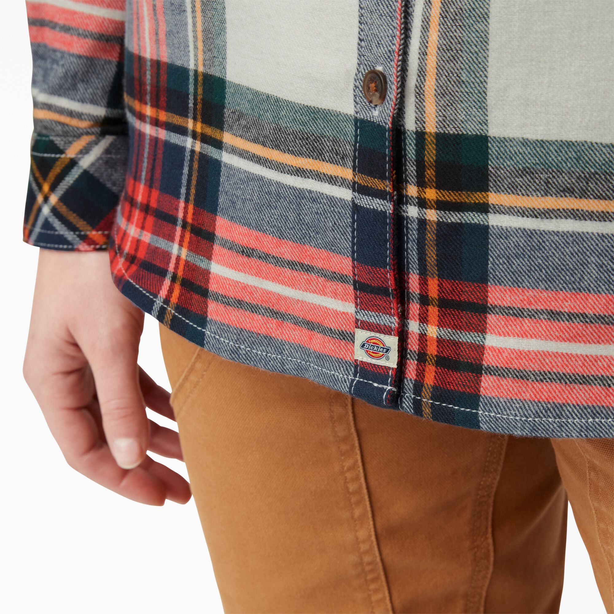 Women's Plaid Flannel Long Sleeve Shirt