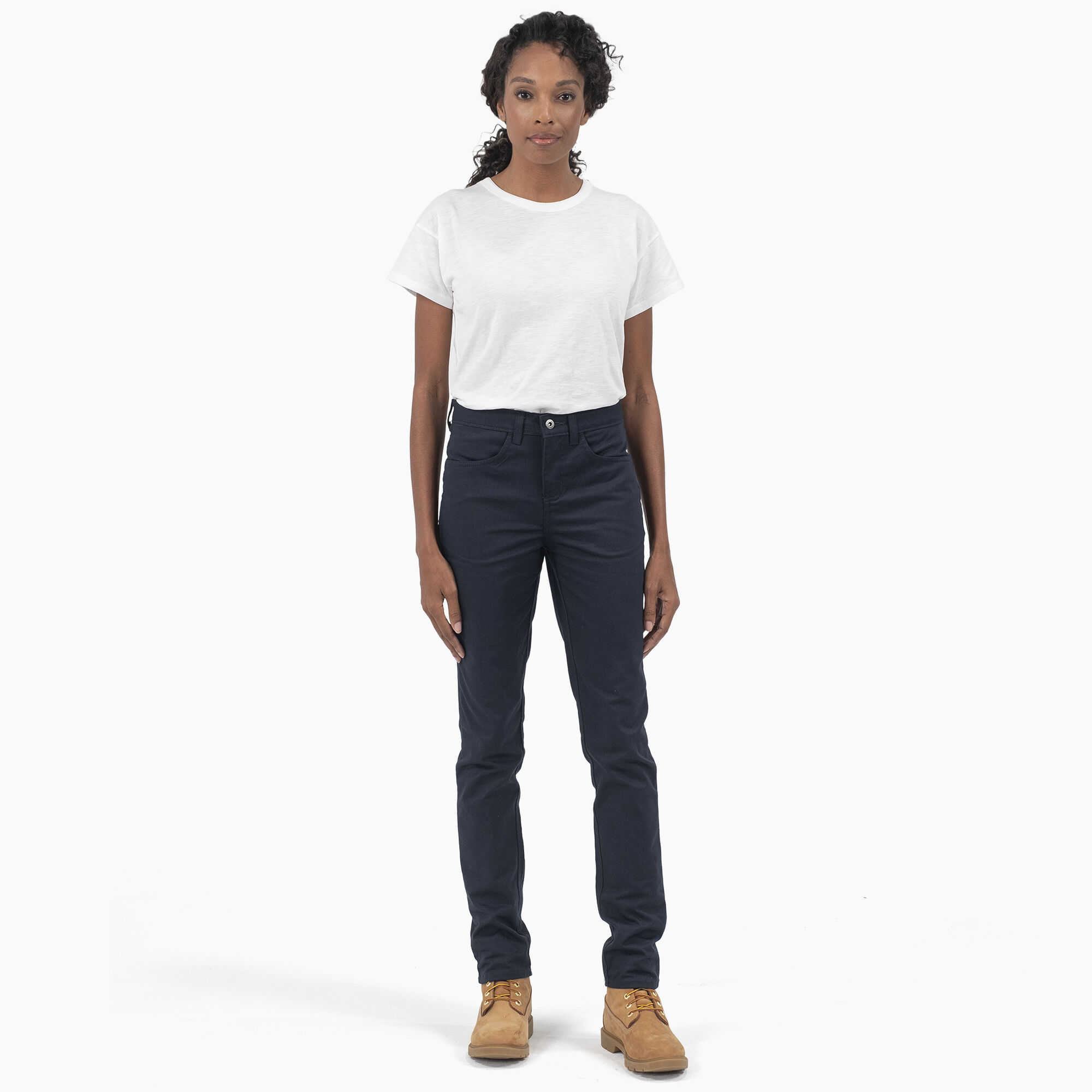 Women's High Rise Skinny Twill Pants