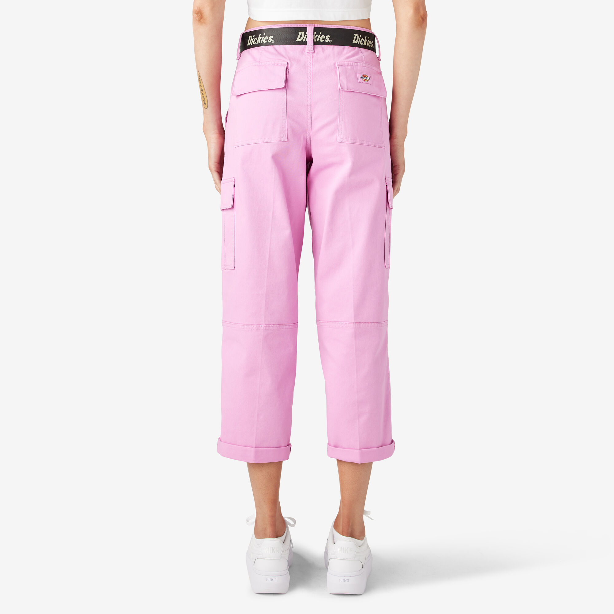 Women's Relaxed Fit Cropped Cargo Pants