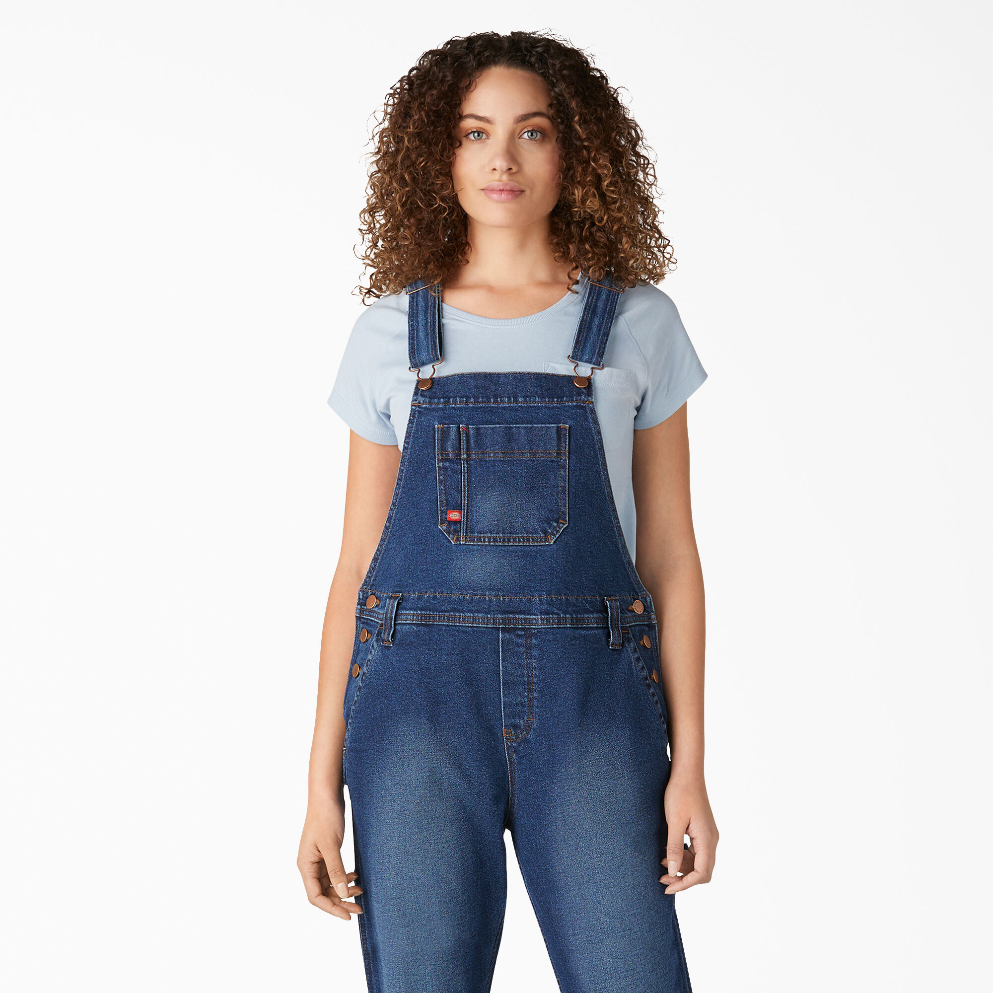 Women’s Denim Boyfriend Fit Bib Overalls