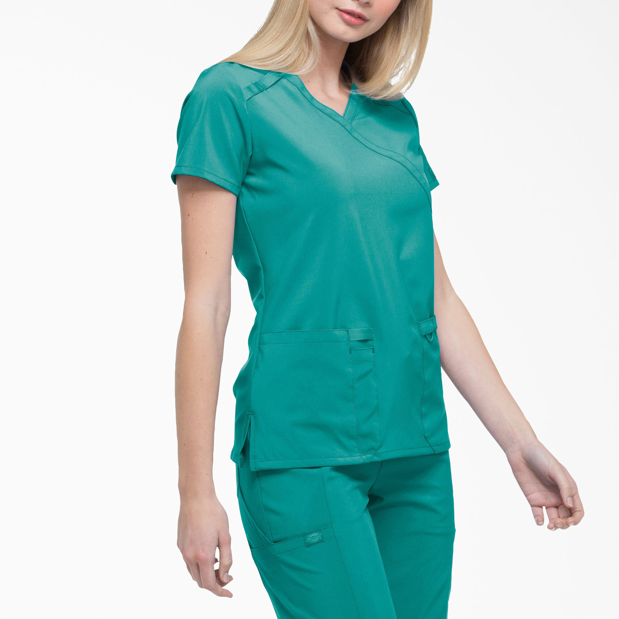 Women's EDS Essentials Mock Wrap Scrub Top