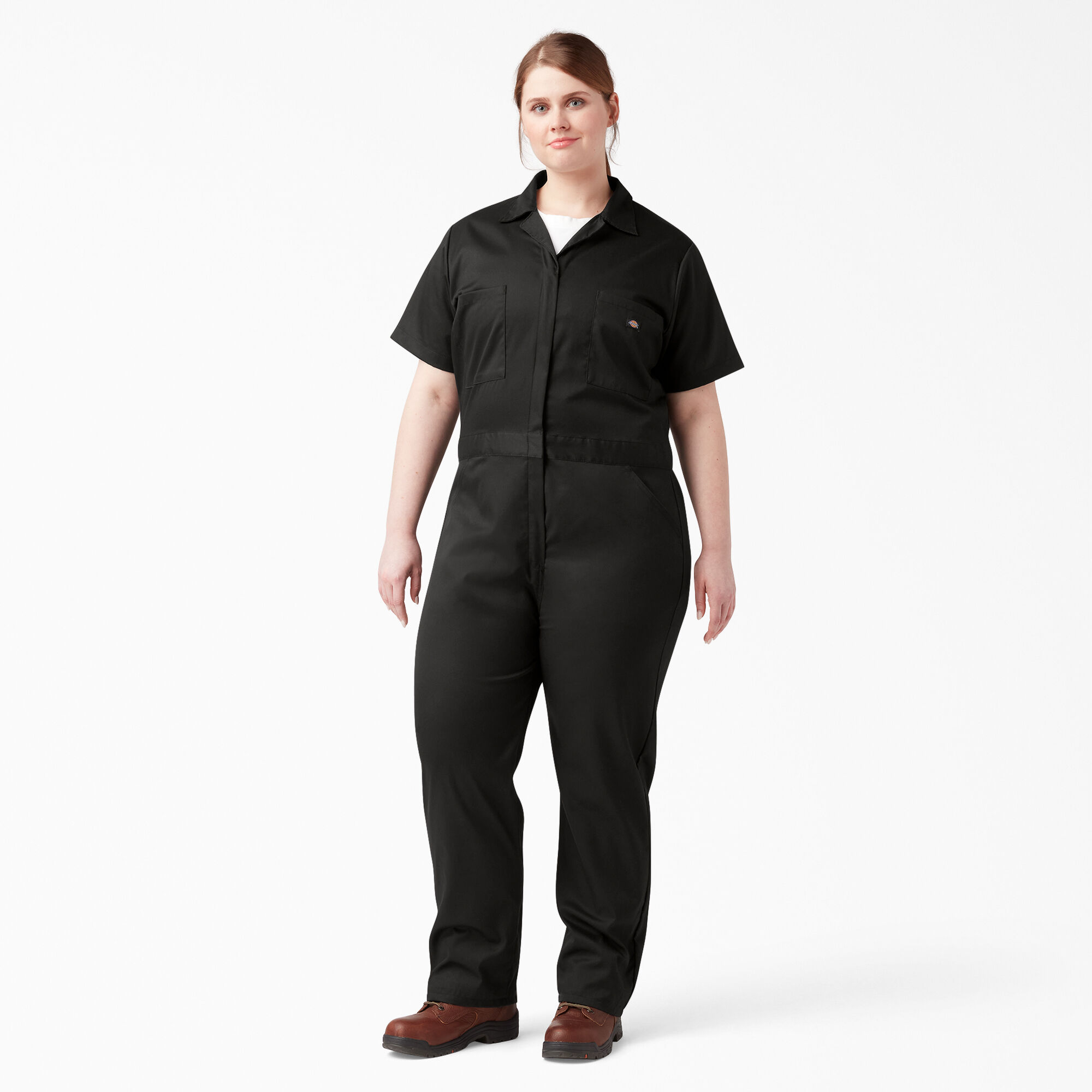 Women's Plus FLEX Cooling Temp-iQ? Short Sleeve Coveralls