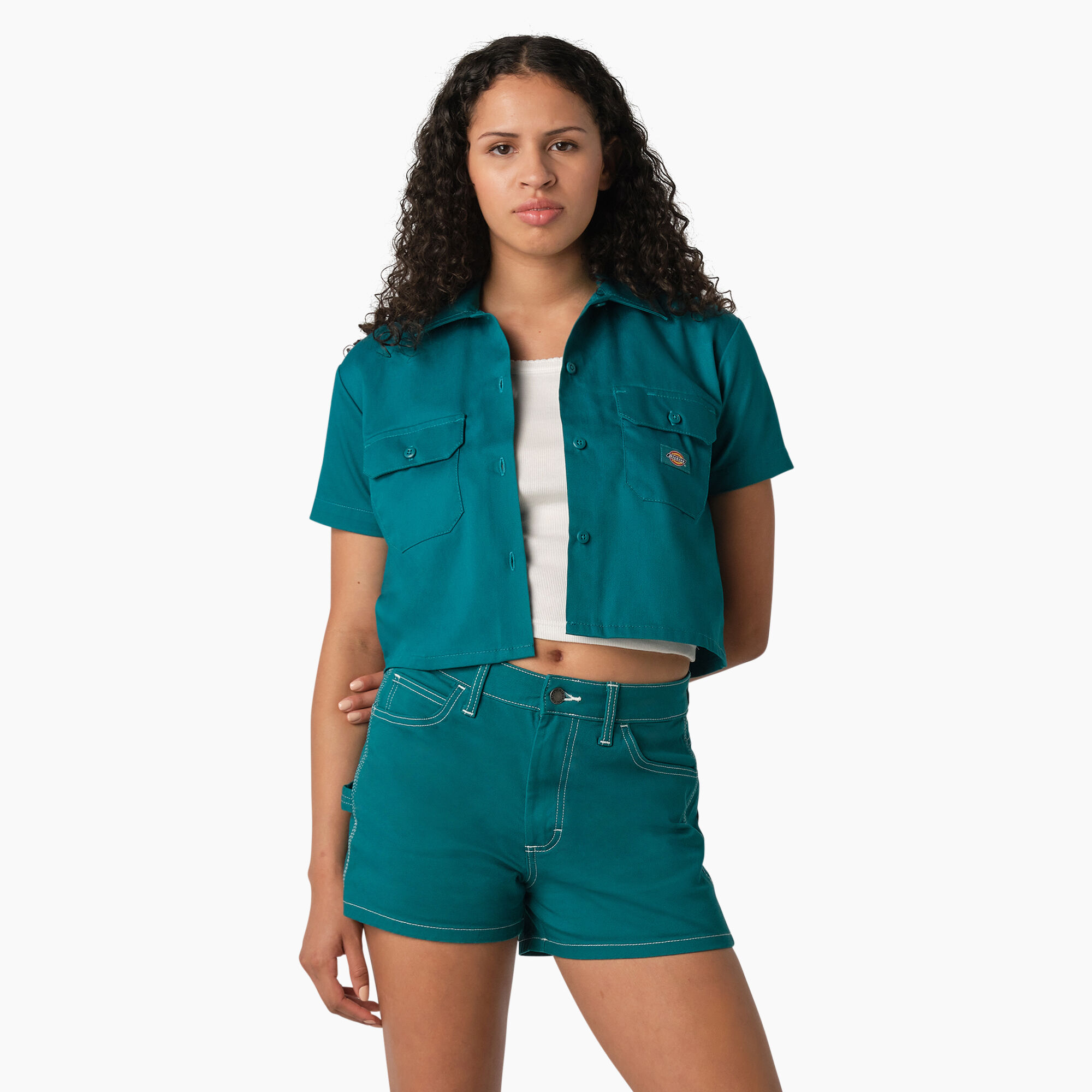 Women's Cropped Work Shirt
