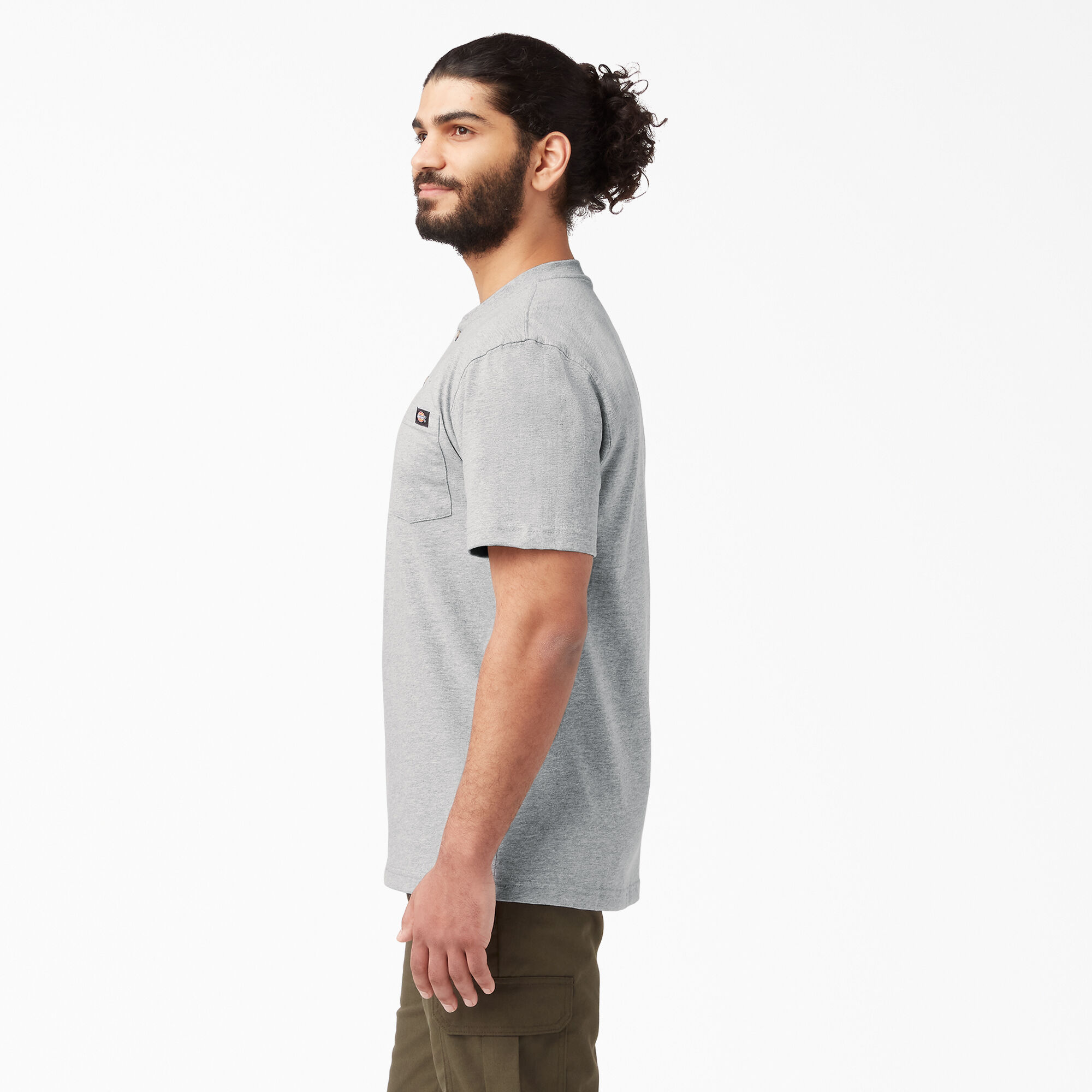 Heavyweight Short Sleeve Henley T-Shirt
