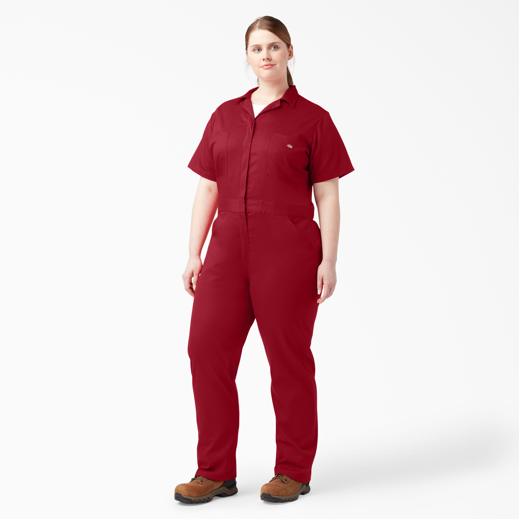 Women's Plus FLEX Cooling Temp-iQ? Short Sleeve Coveralls
