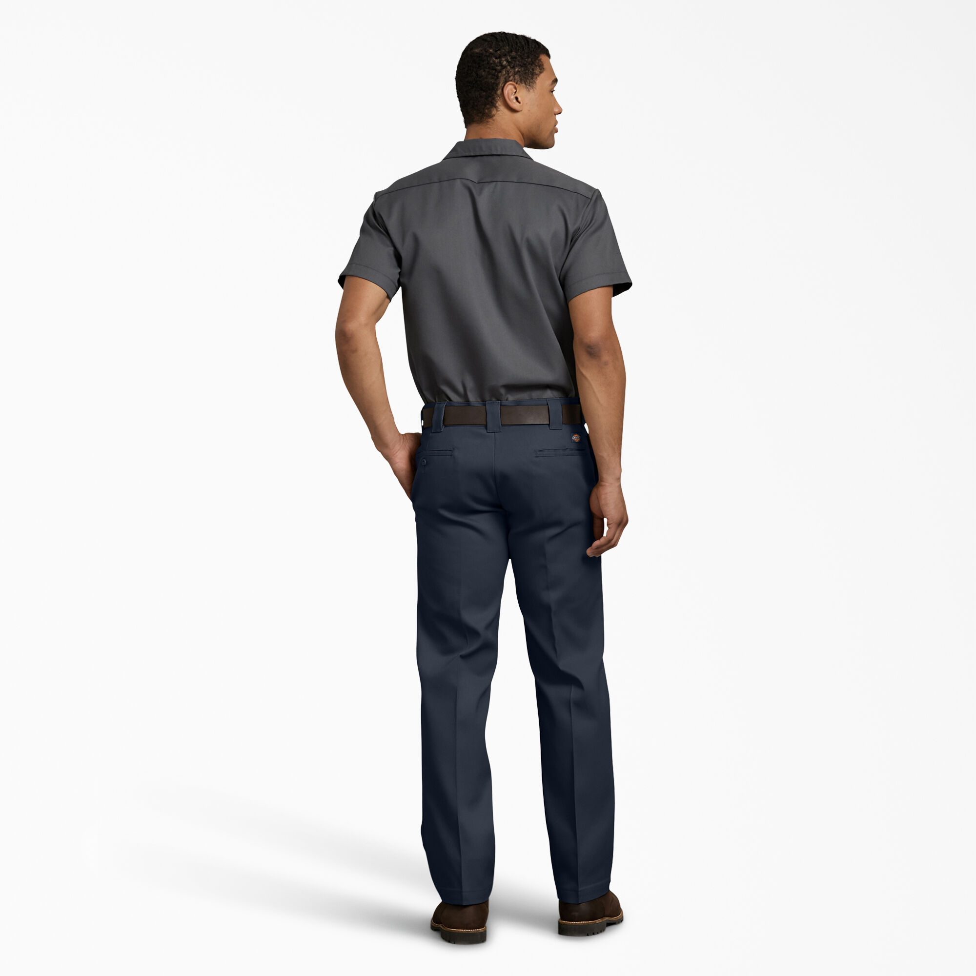Slim Fit Straight Leg Work Pants