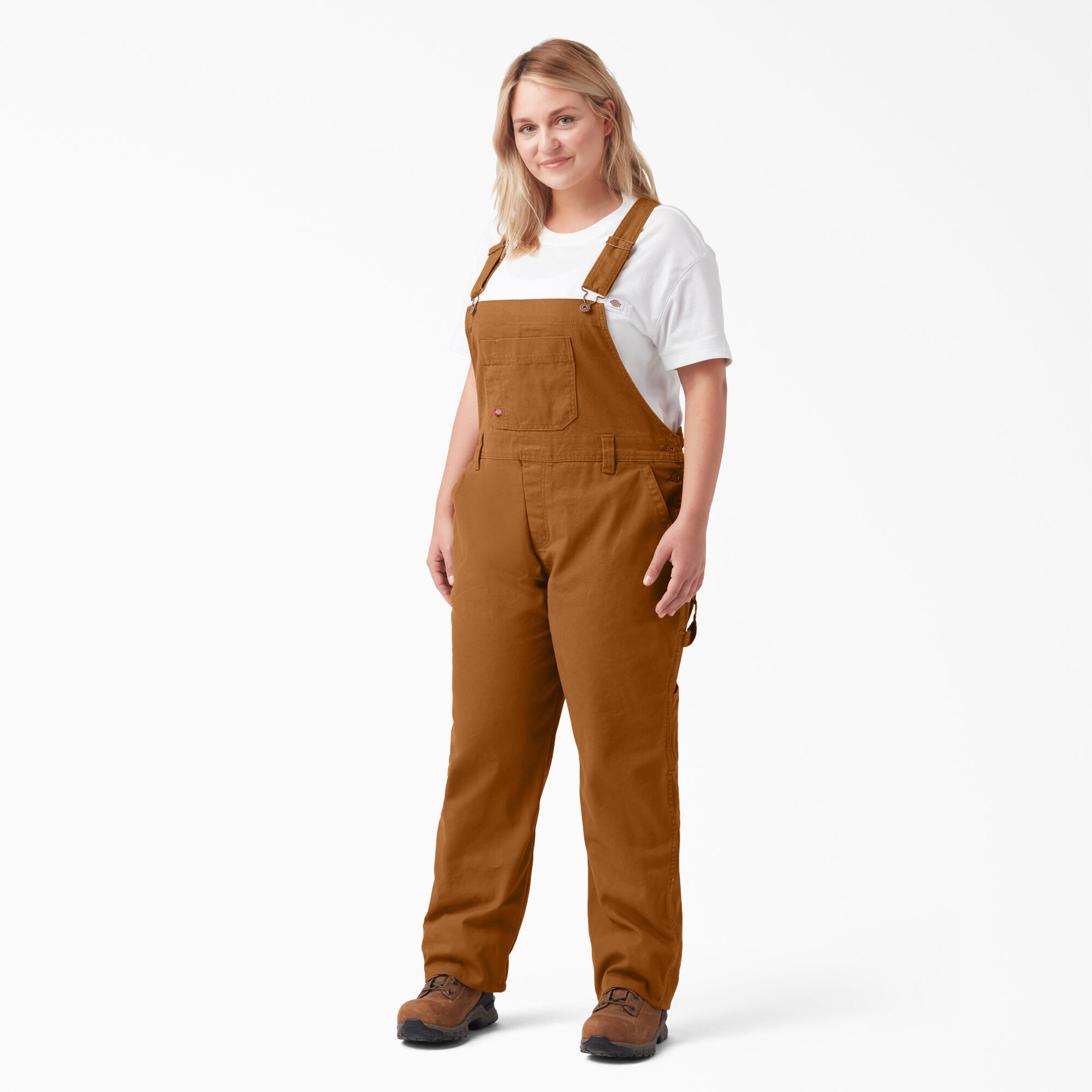 Women's Plus Relaxed Fit Bib Overalls