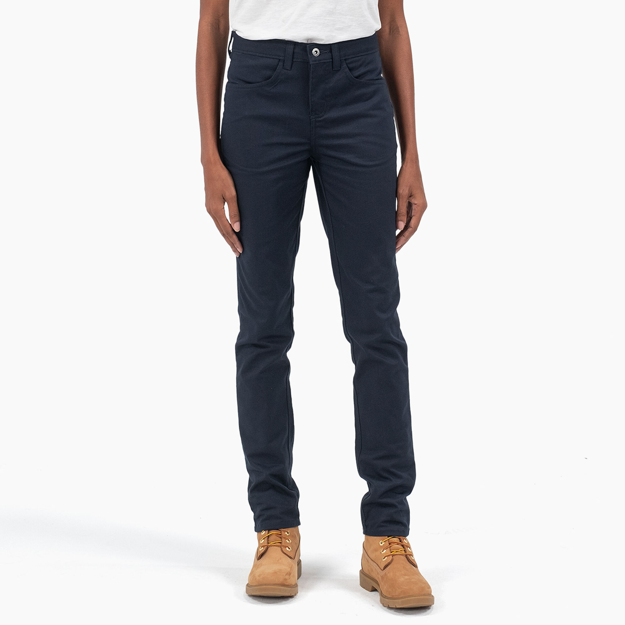 Women's High Rise Skinny Twill Pants