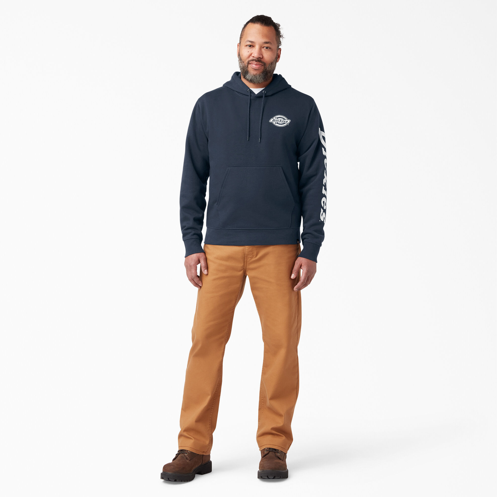 Logo Sleeve Fleece Hoodie