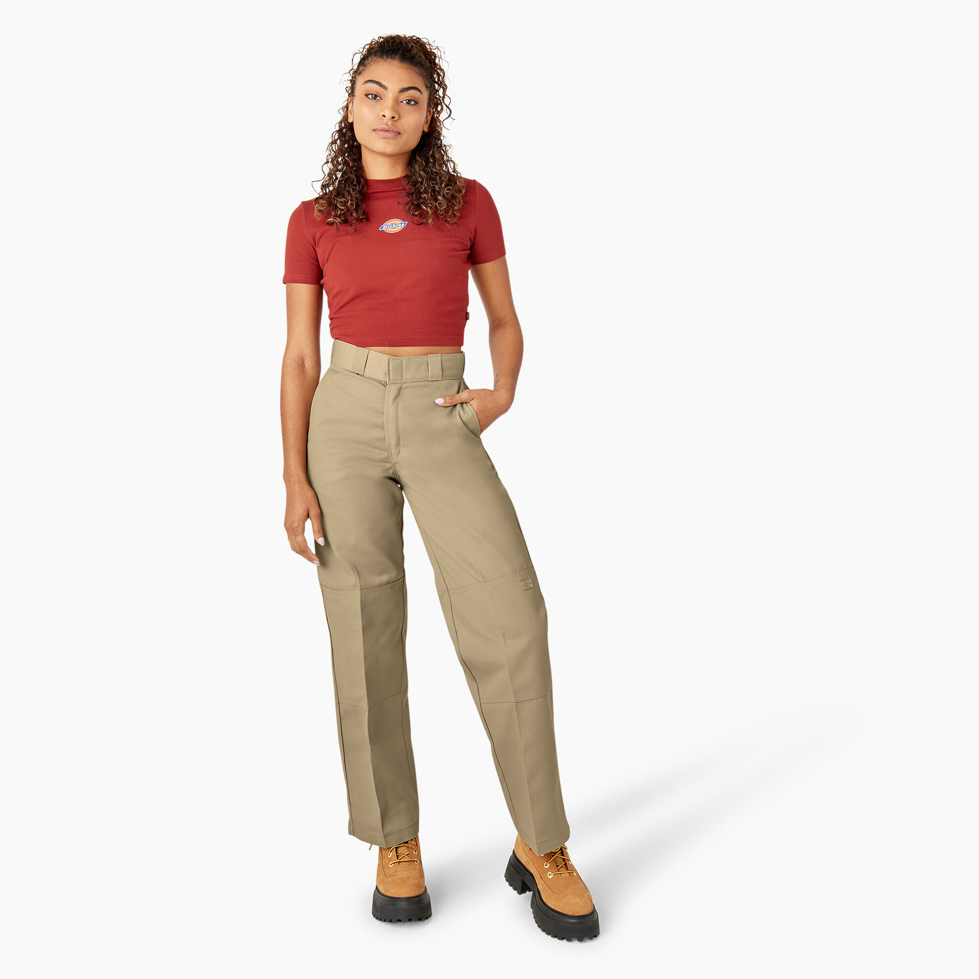 Women’s Loose Fit Double Knee Work Pants