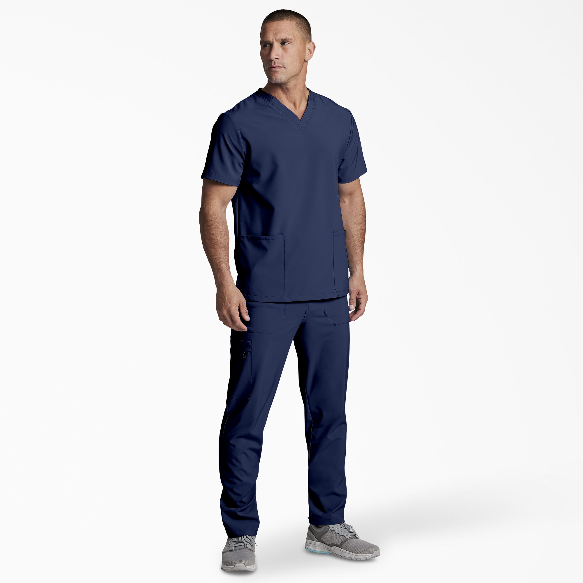 Unisex EDS Essentials V-Neck Scrub Top