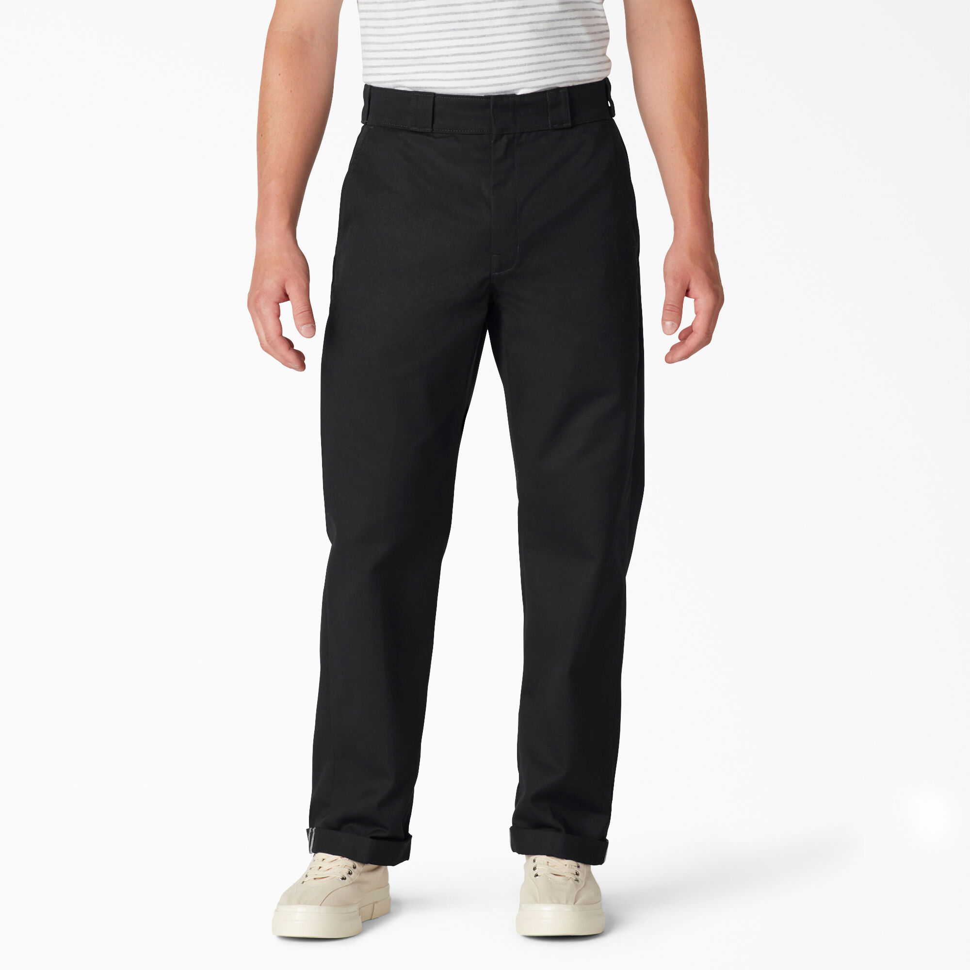 Regular Fit Cuffed Work Pants
