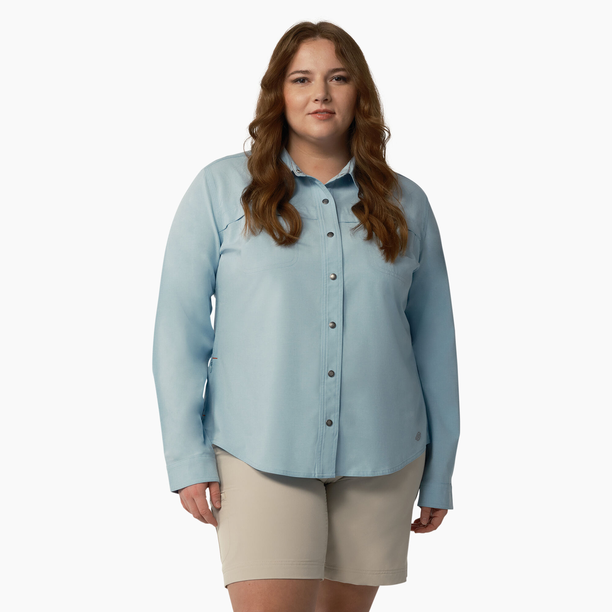 Women's Plus Cooling Roll-Tab Work Shirt