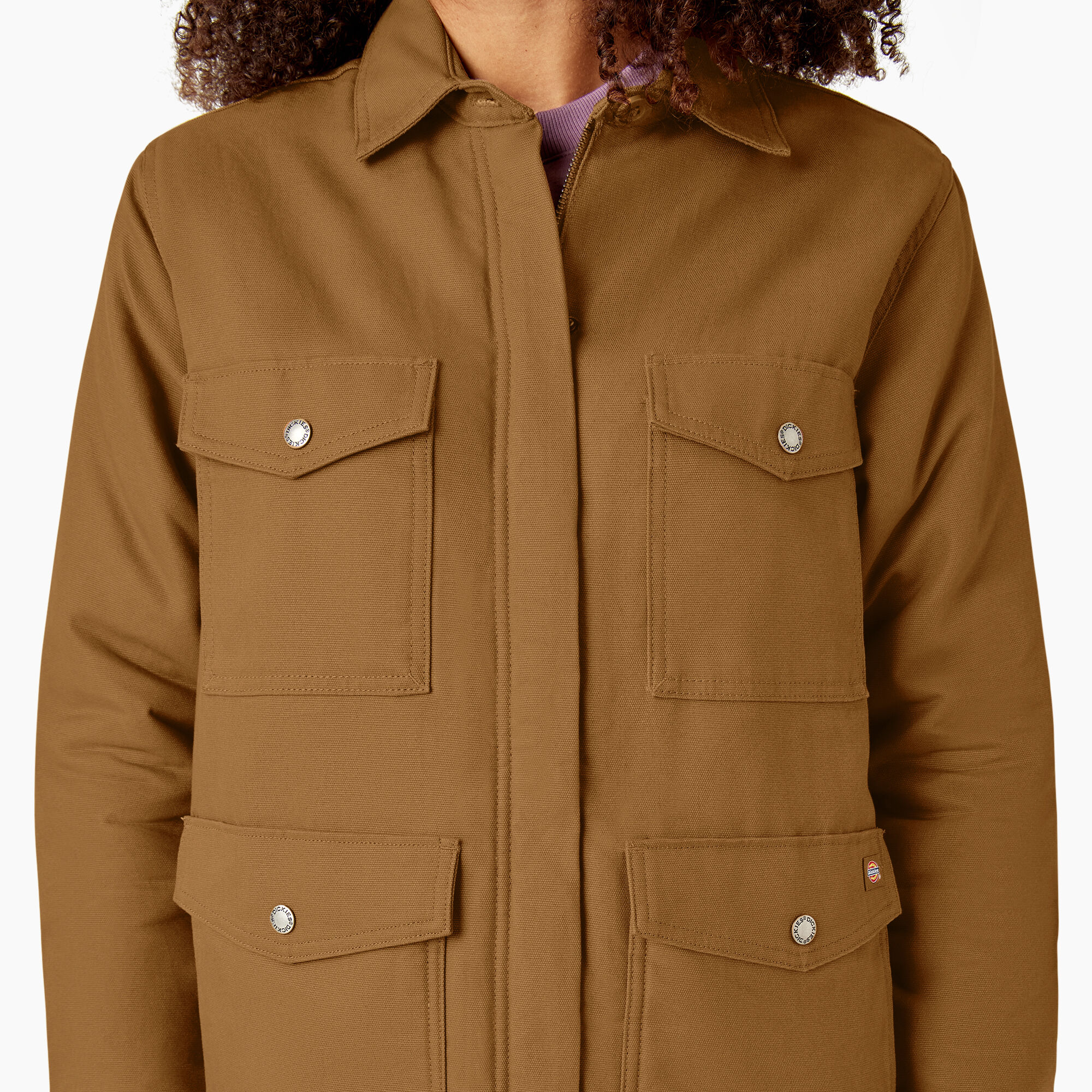 Women's Duck Fleece Lined Chore Coat