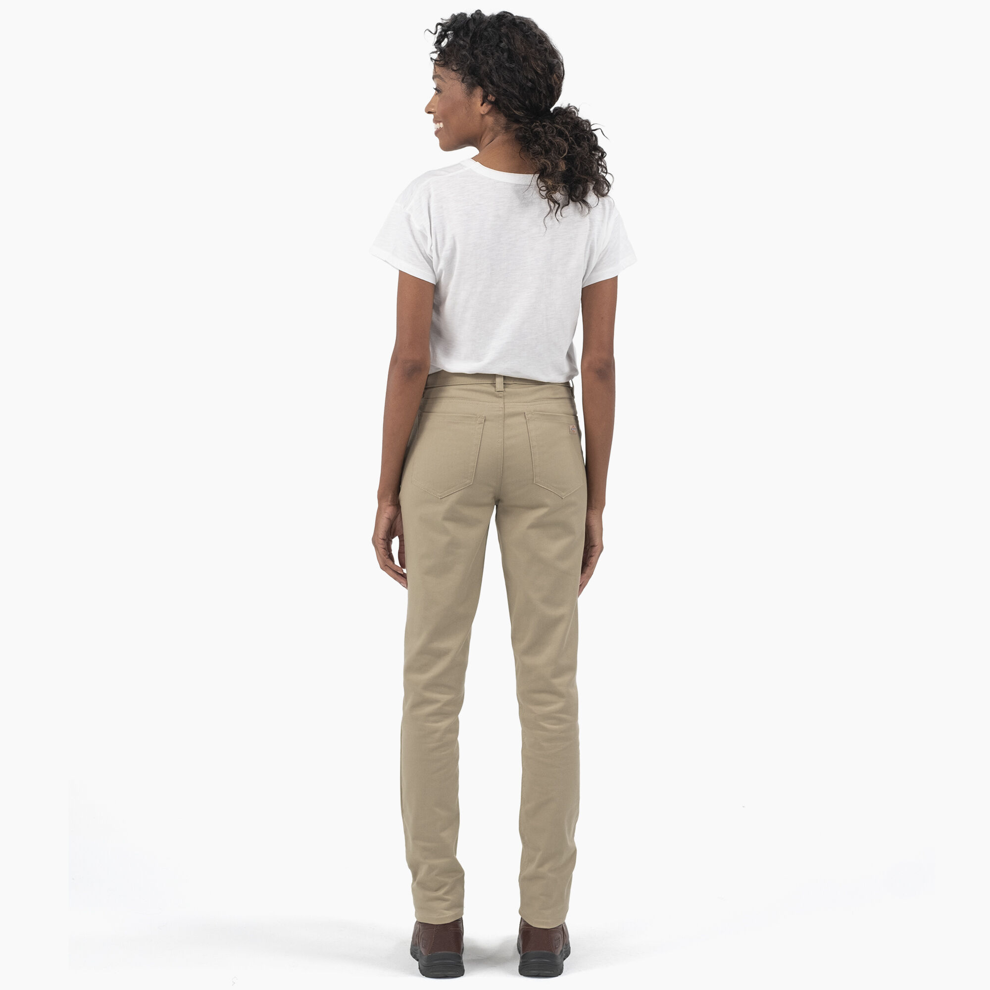 Women's High Rise Skinny Twill Pants
