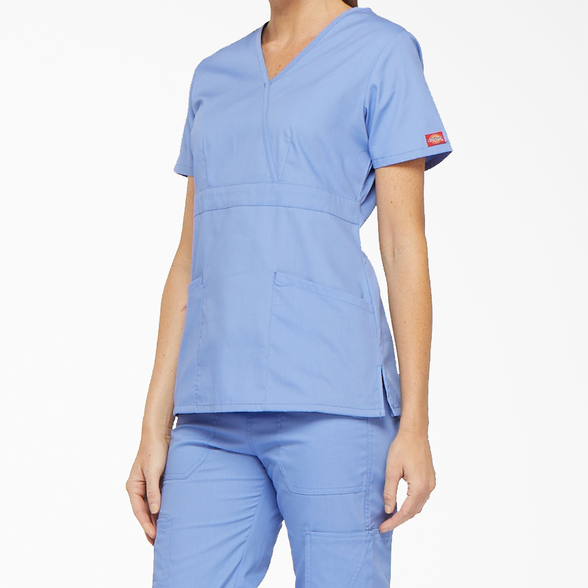 Women's EDS Signature Mock Wrap Scrub Top