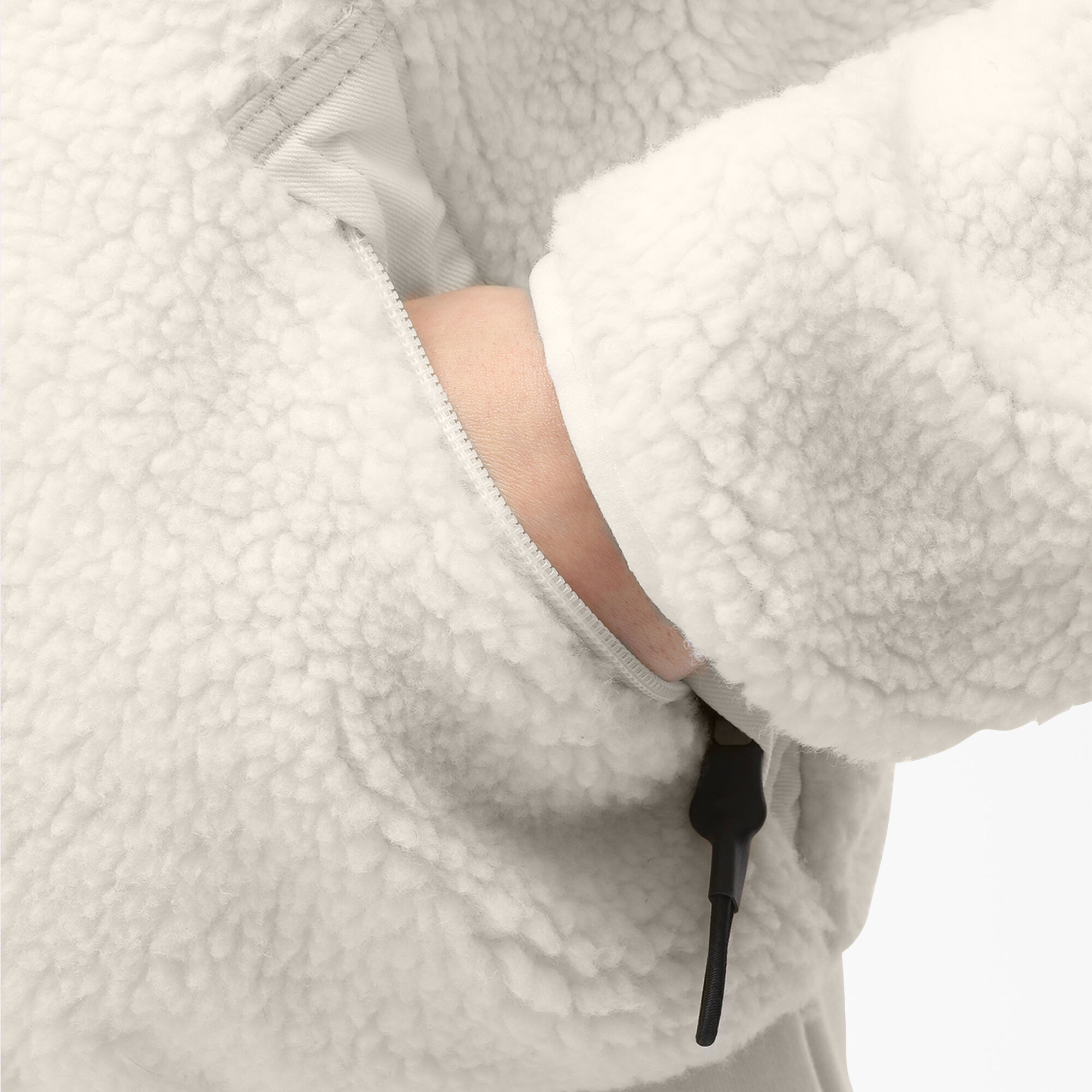 Women's Red Chute Fleece Jacket