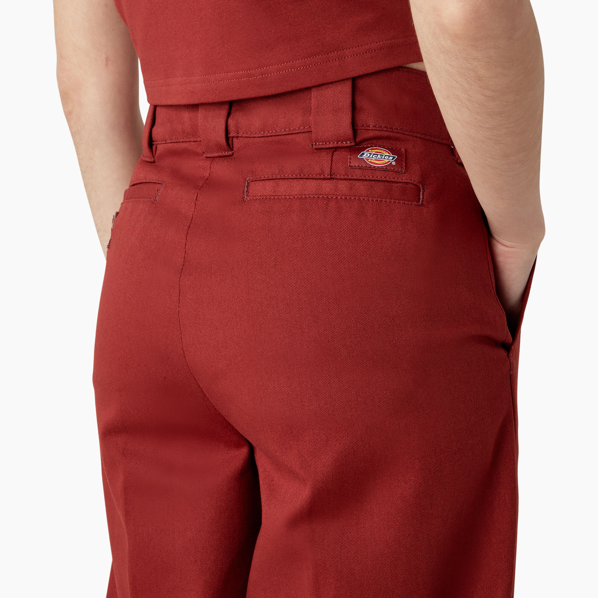 Women's Regular Fit Wide Leg Work Pants