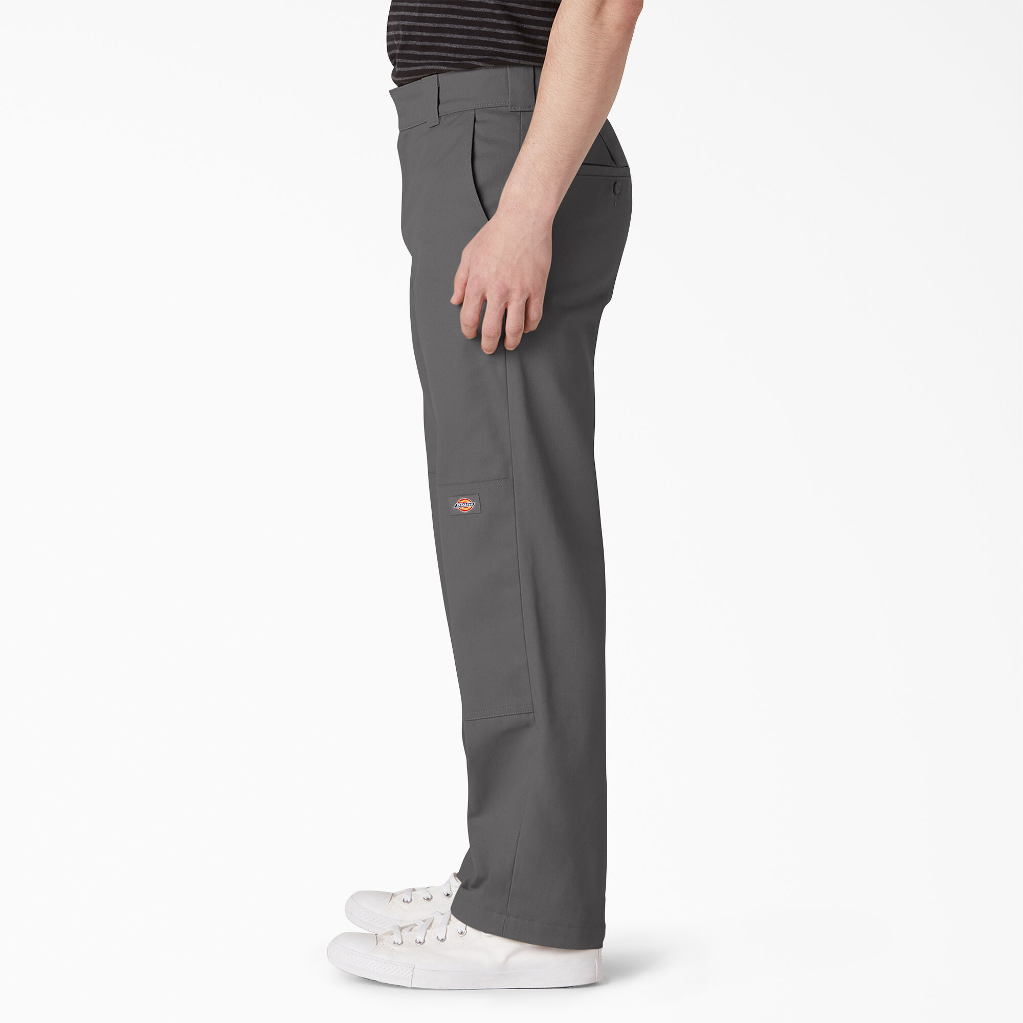 Slim Straight Fit Double Knee Pants