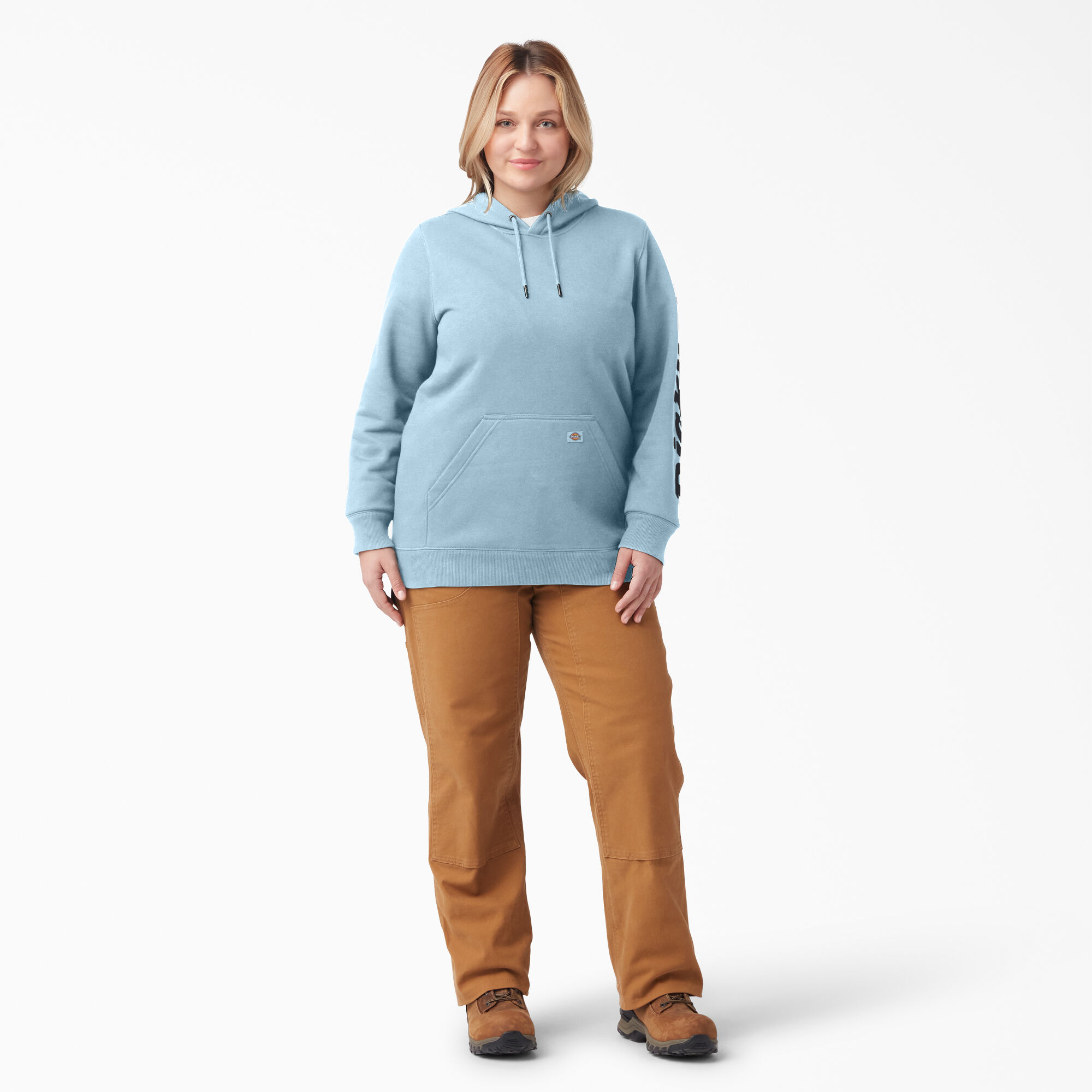 Women's Plus Heavyweight Logo Sleeve Pullover