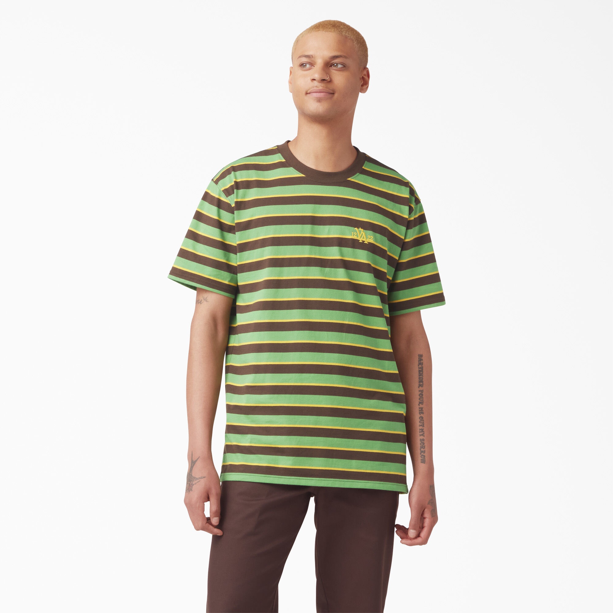 Vincent Alvarez Striped T-Shirt