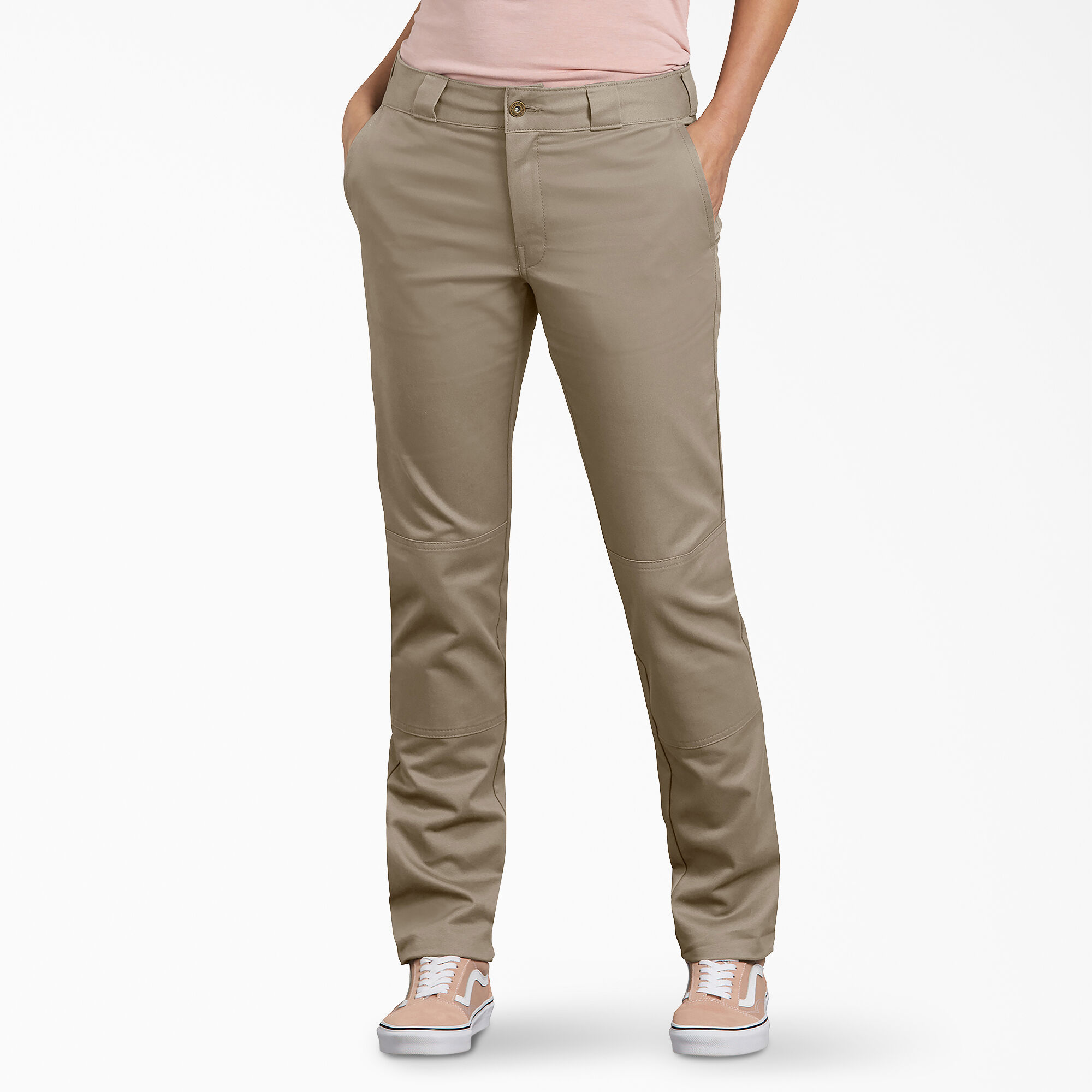 Women's FLEX Slim Fit Double Knee Pants
