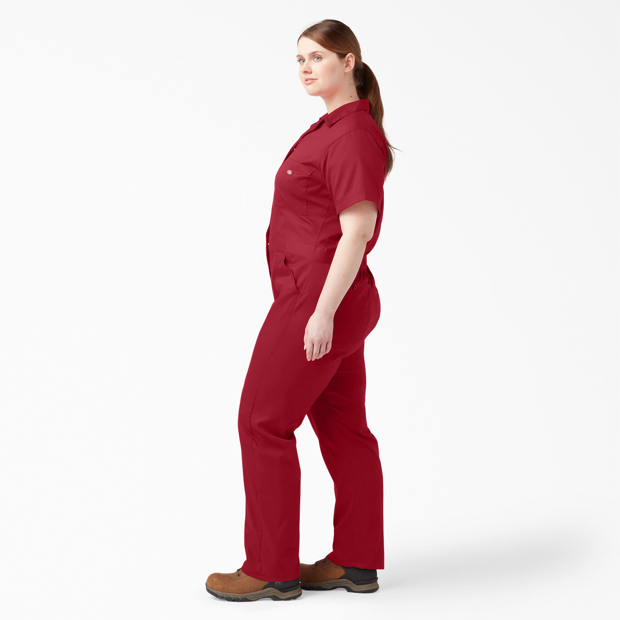 Women's Plus FLEX Cooling Temp-iQ? Short Sleeve Coveralls