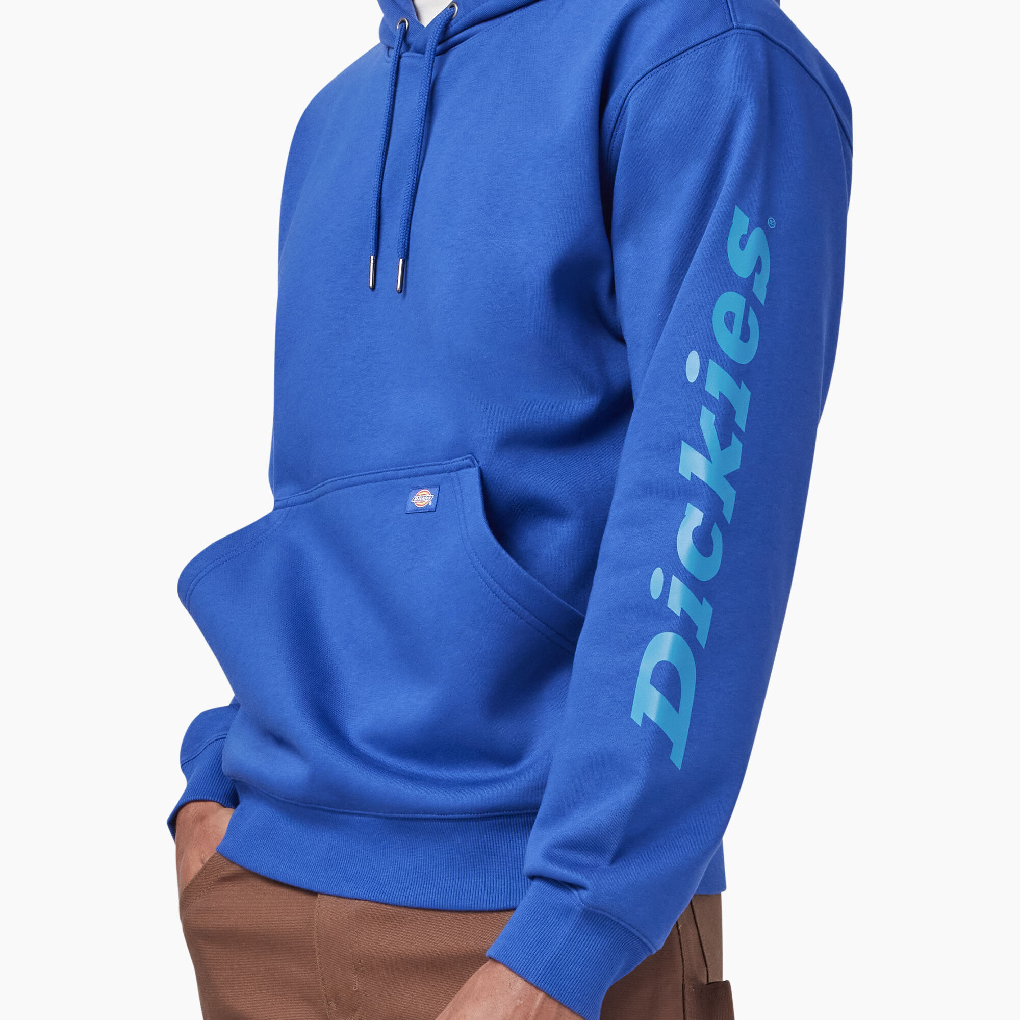 Water Repellent Logo Sleeve Hoodie