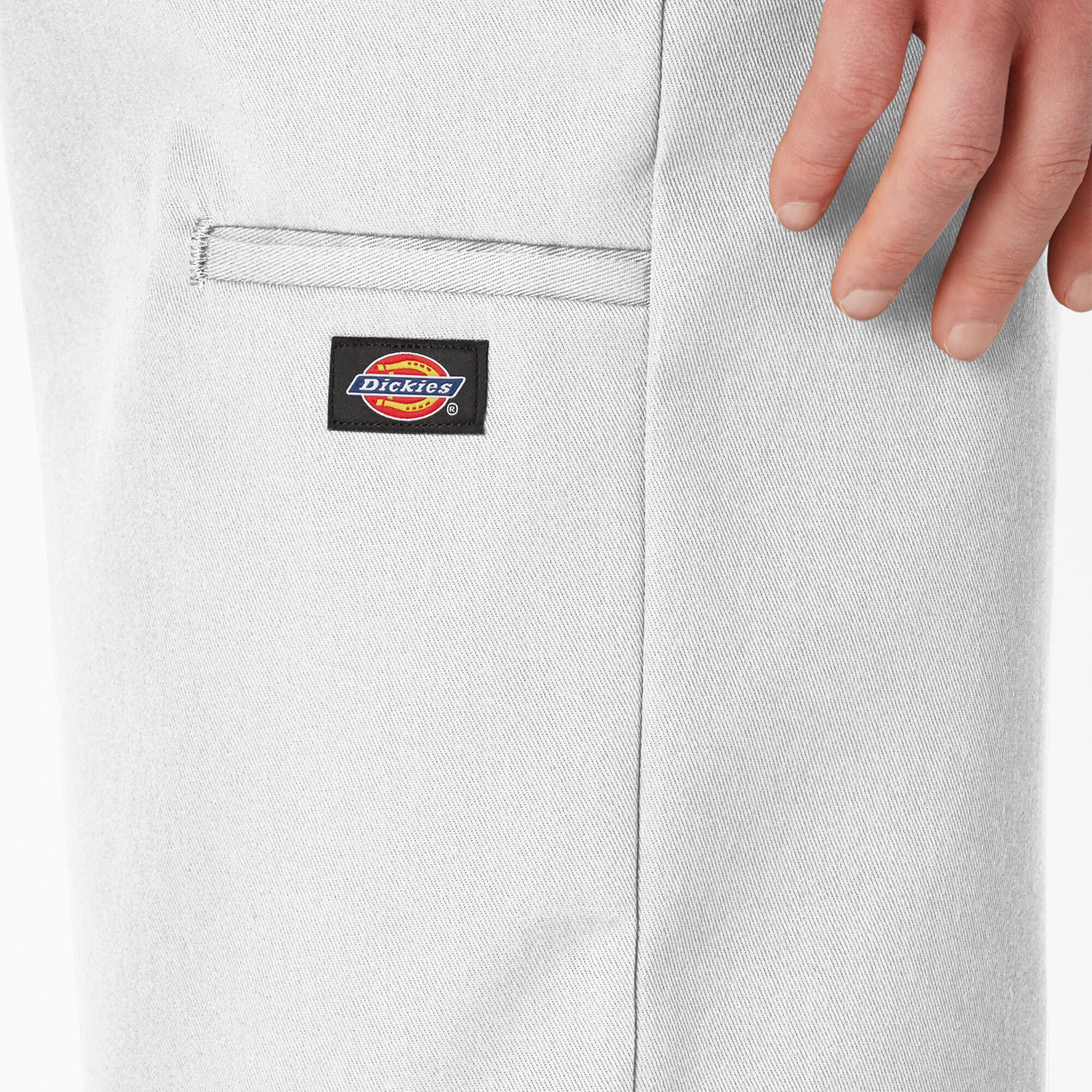 Loose Fit Flat Front Work Shorts, 13