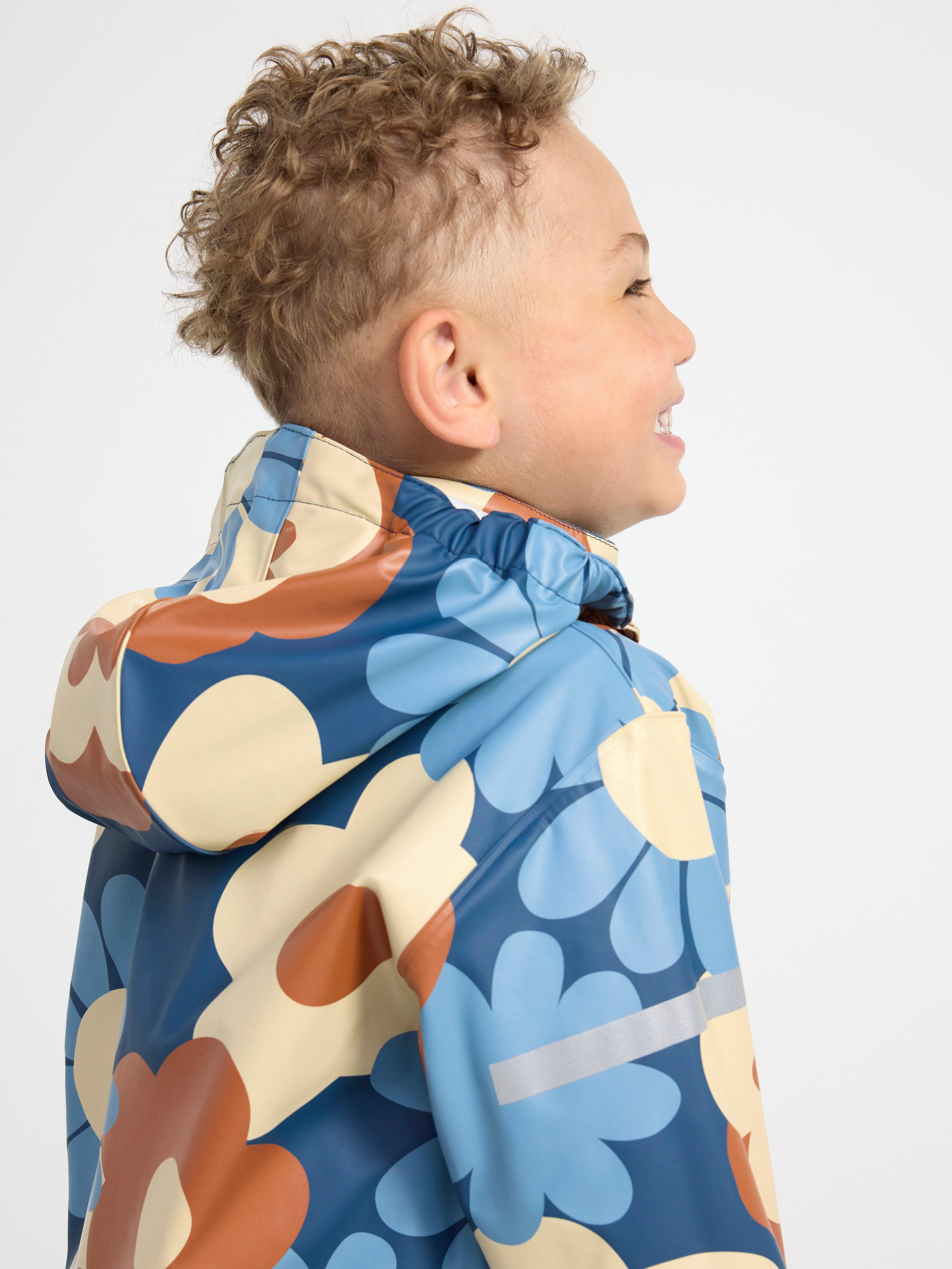 FIX Rain jacket Dark Dusty Blue