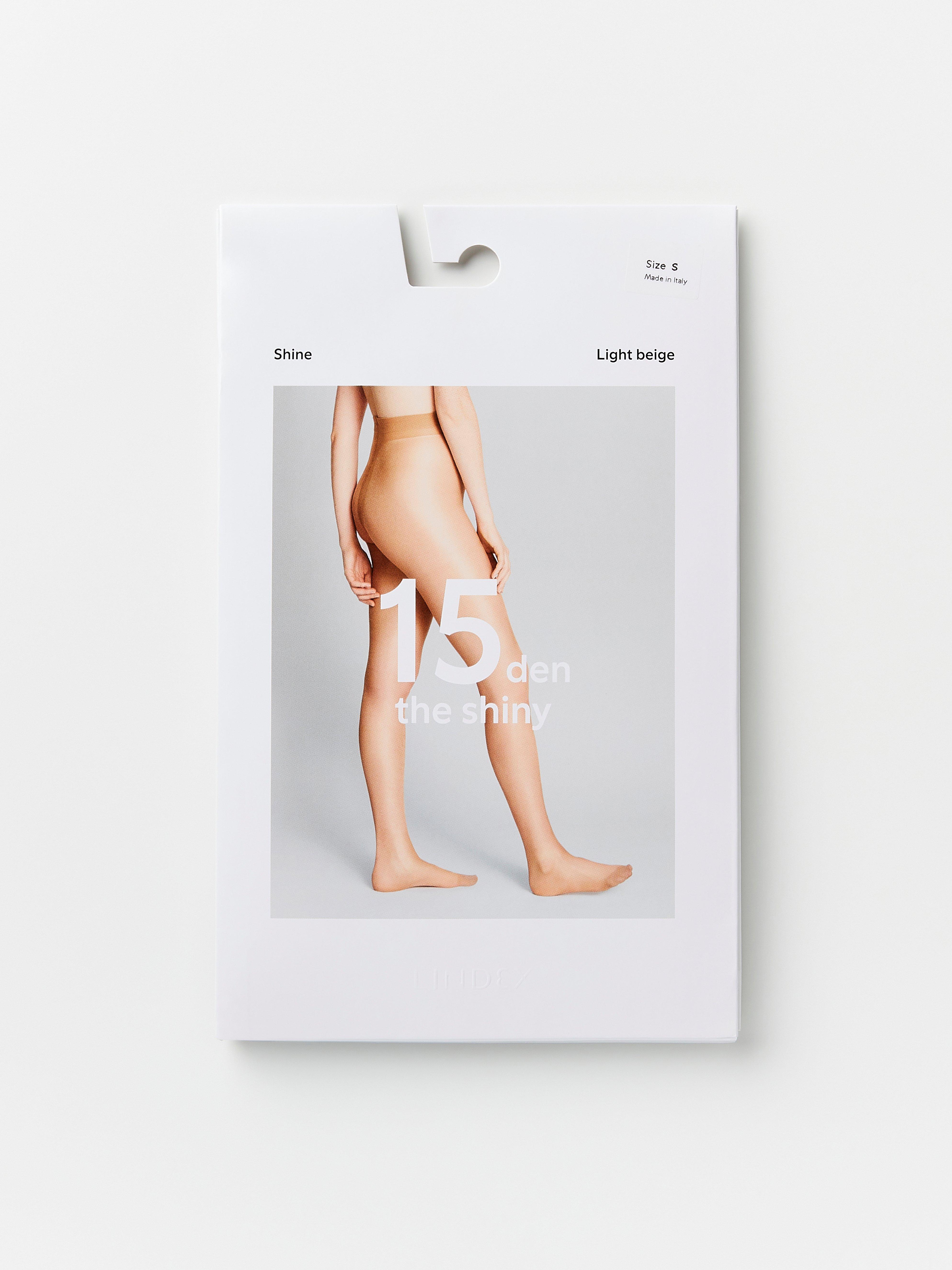 Shiny tights 15 denier Light Beige