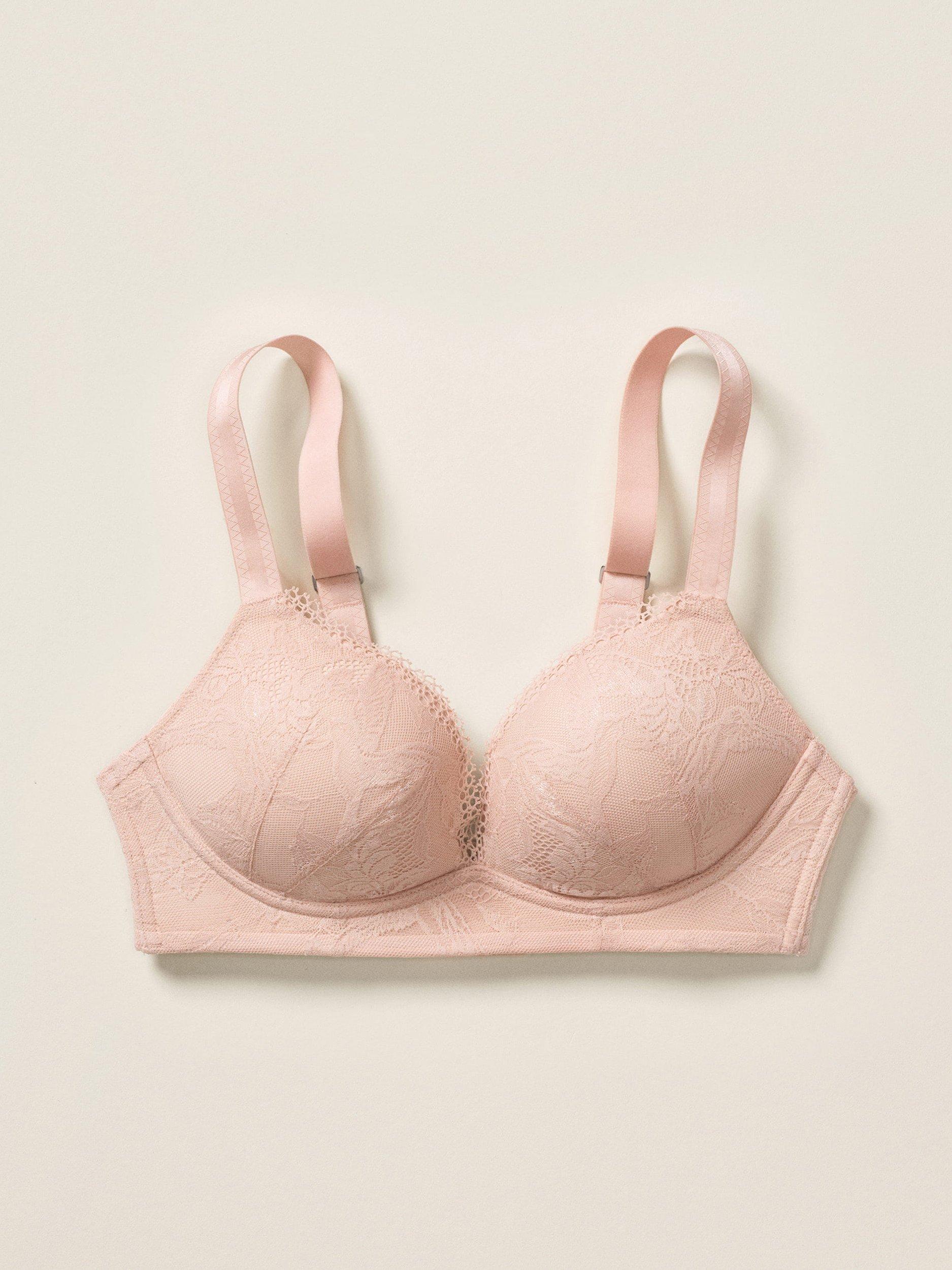 Closely - The Lace Wirefree Bra Dusty Pink
