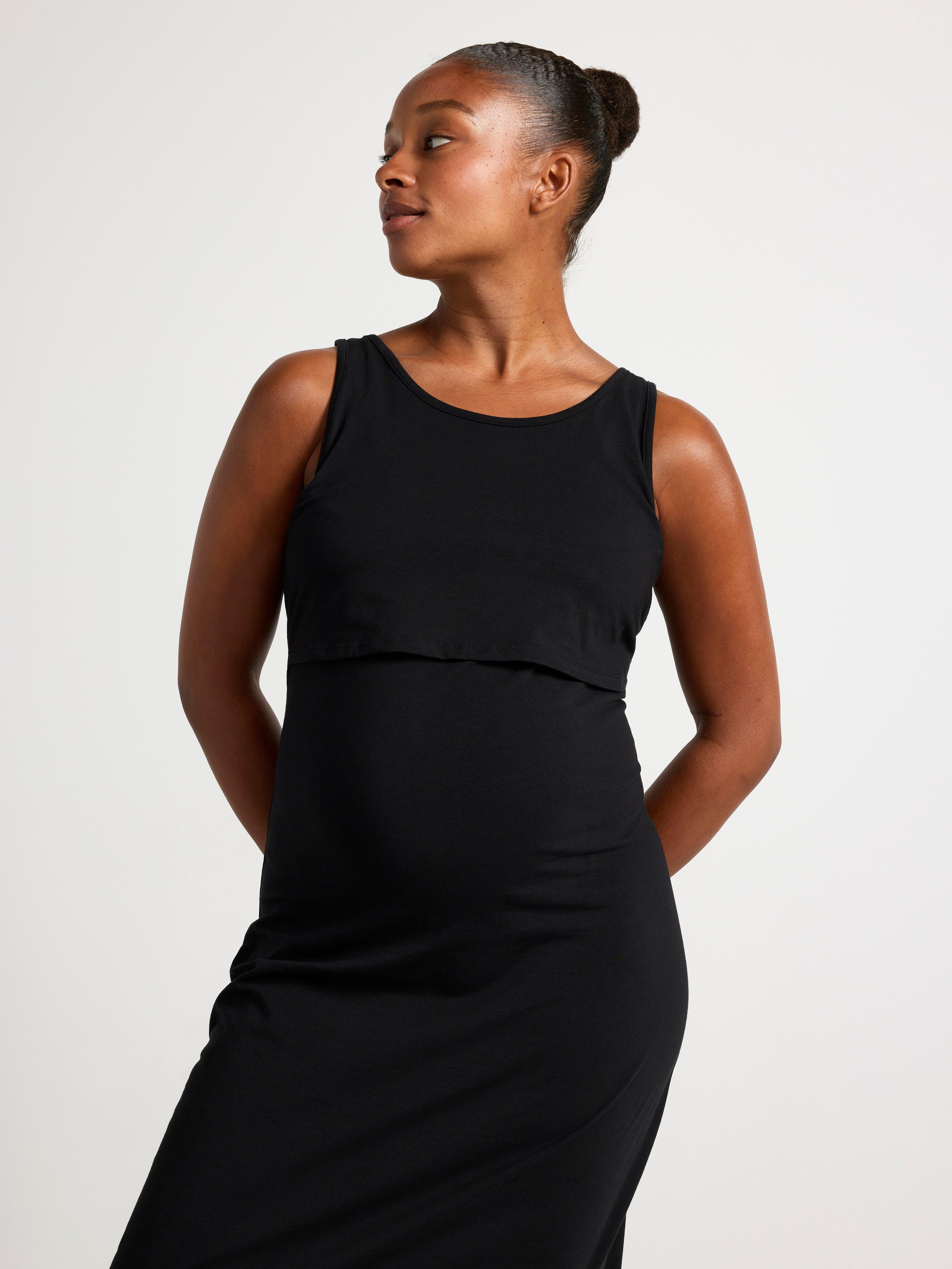 MOM Nursing dress Black