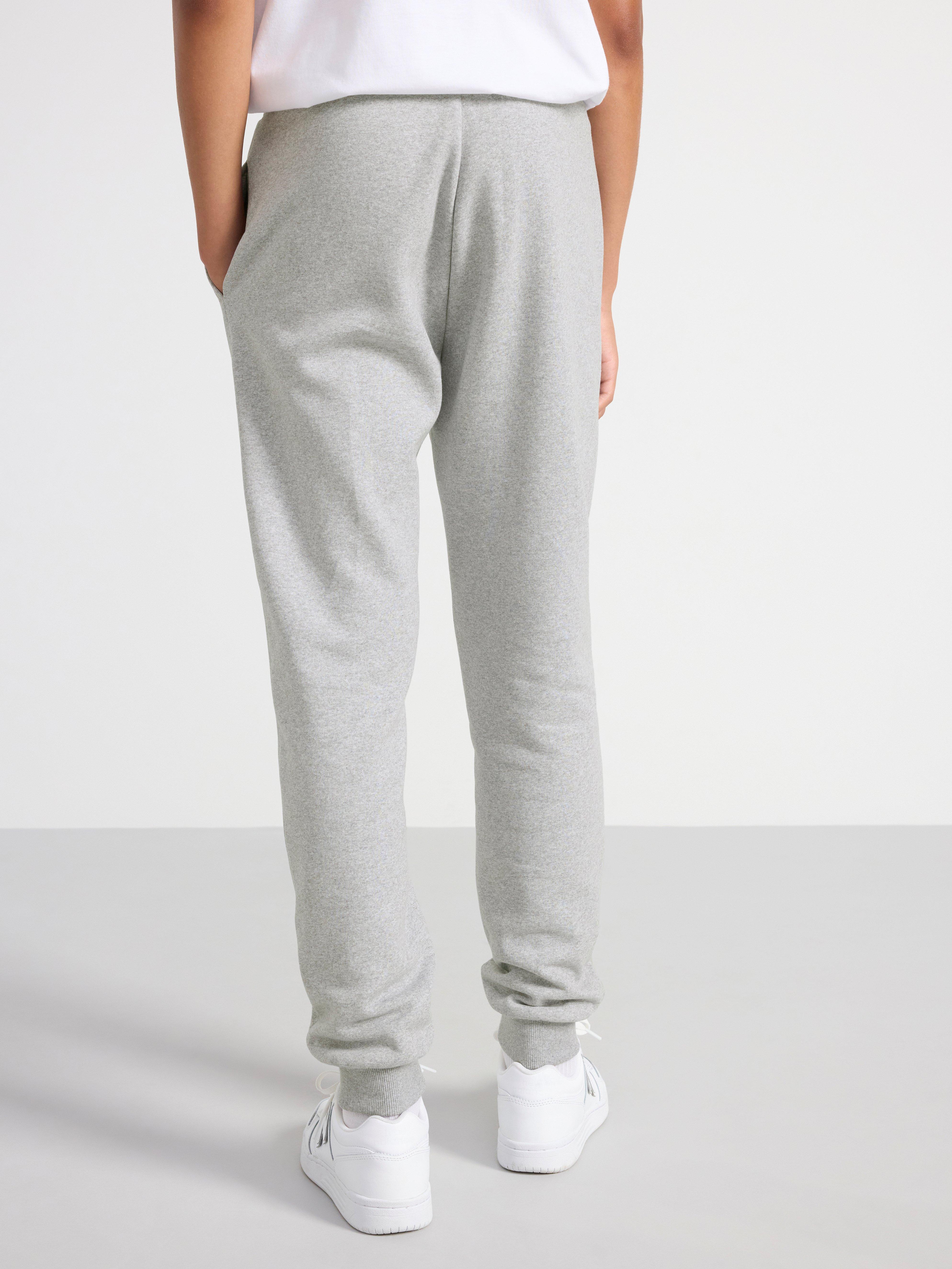 Joggers with brushed inside Grey Melange