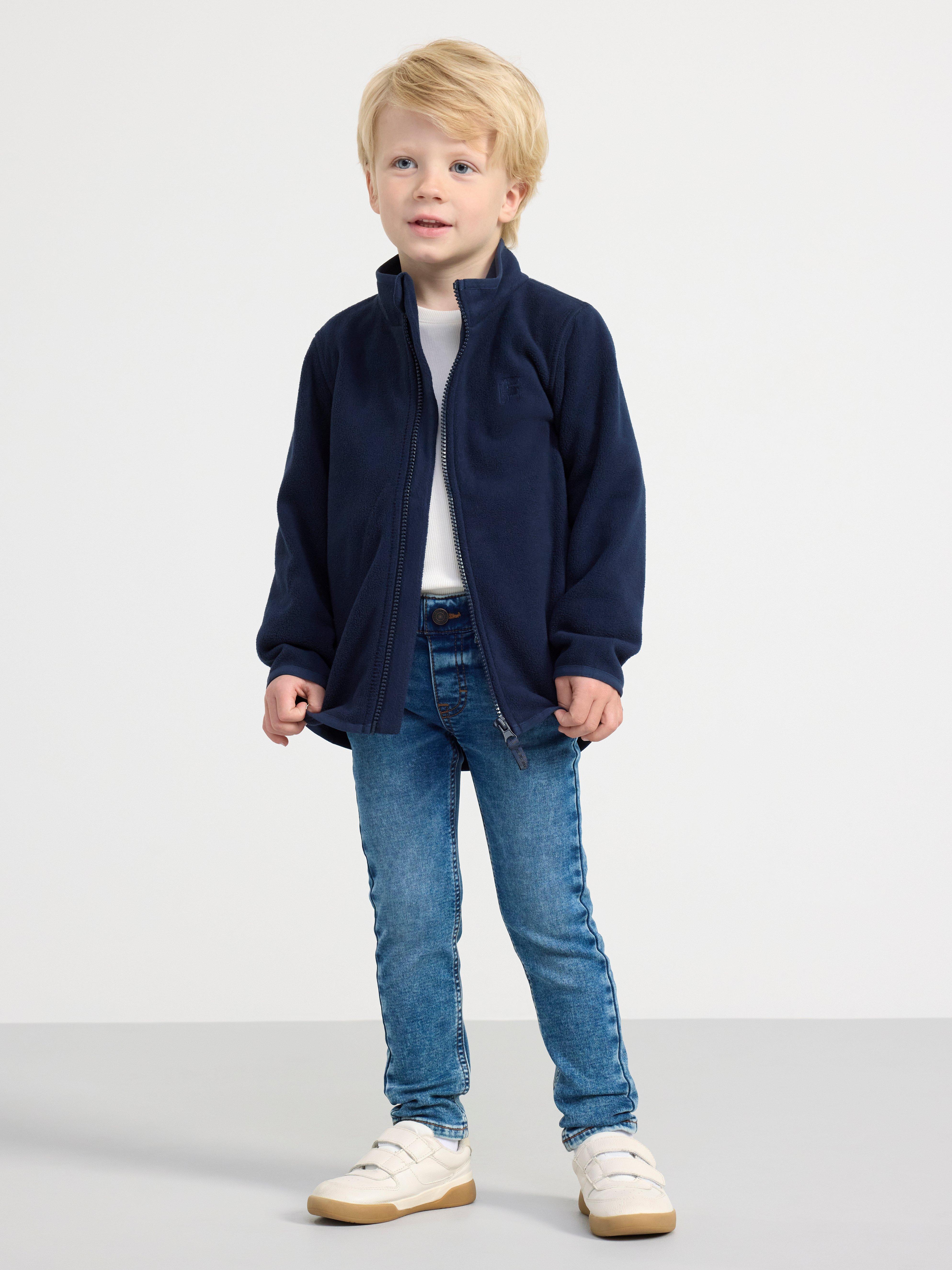 FIX Jacket in fleece Dark Navy