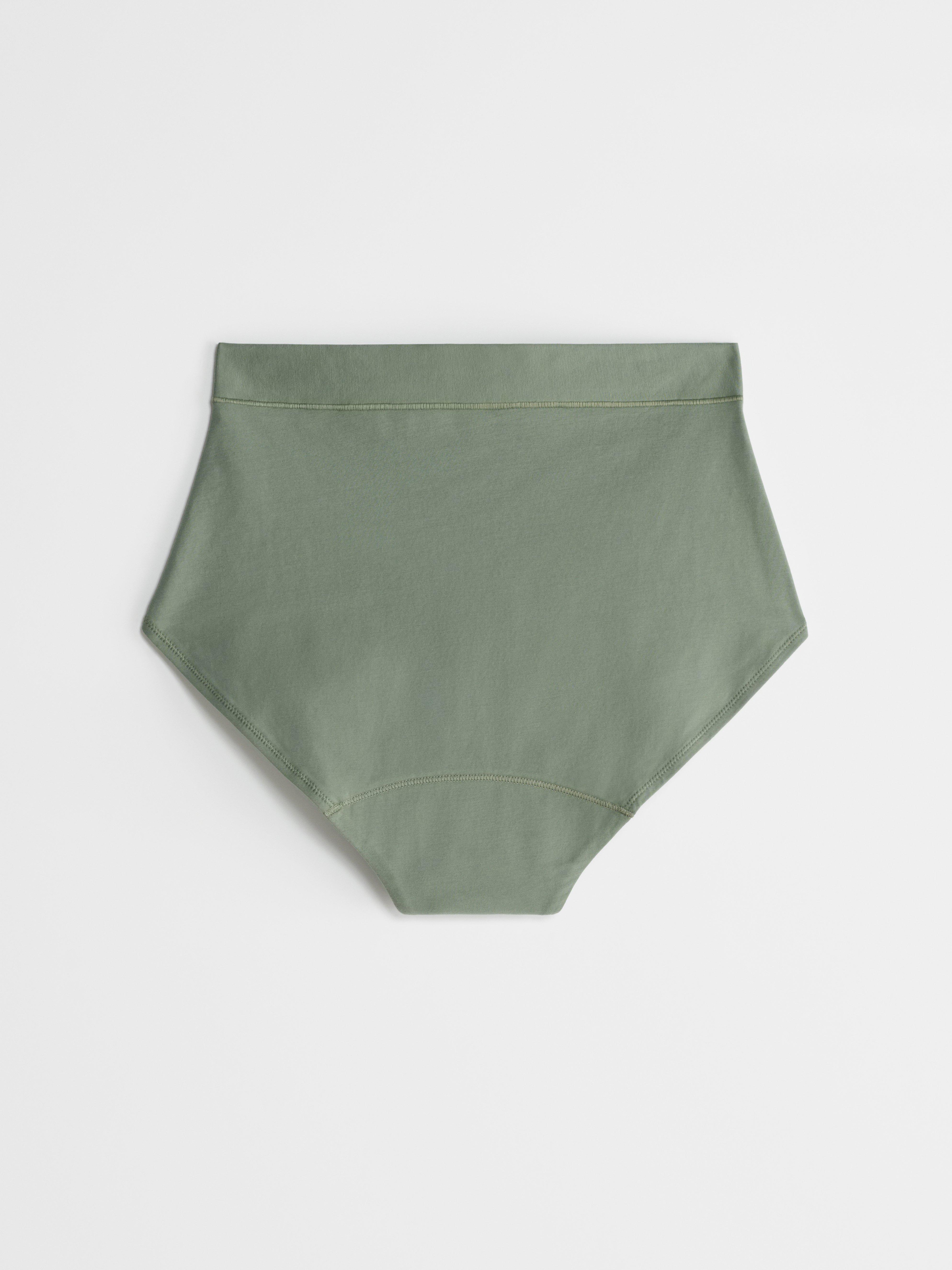 Engineered High Waist Period Proof – Period Panty High Absorbency Dark Green