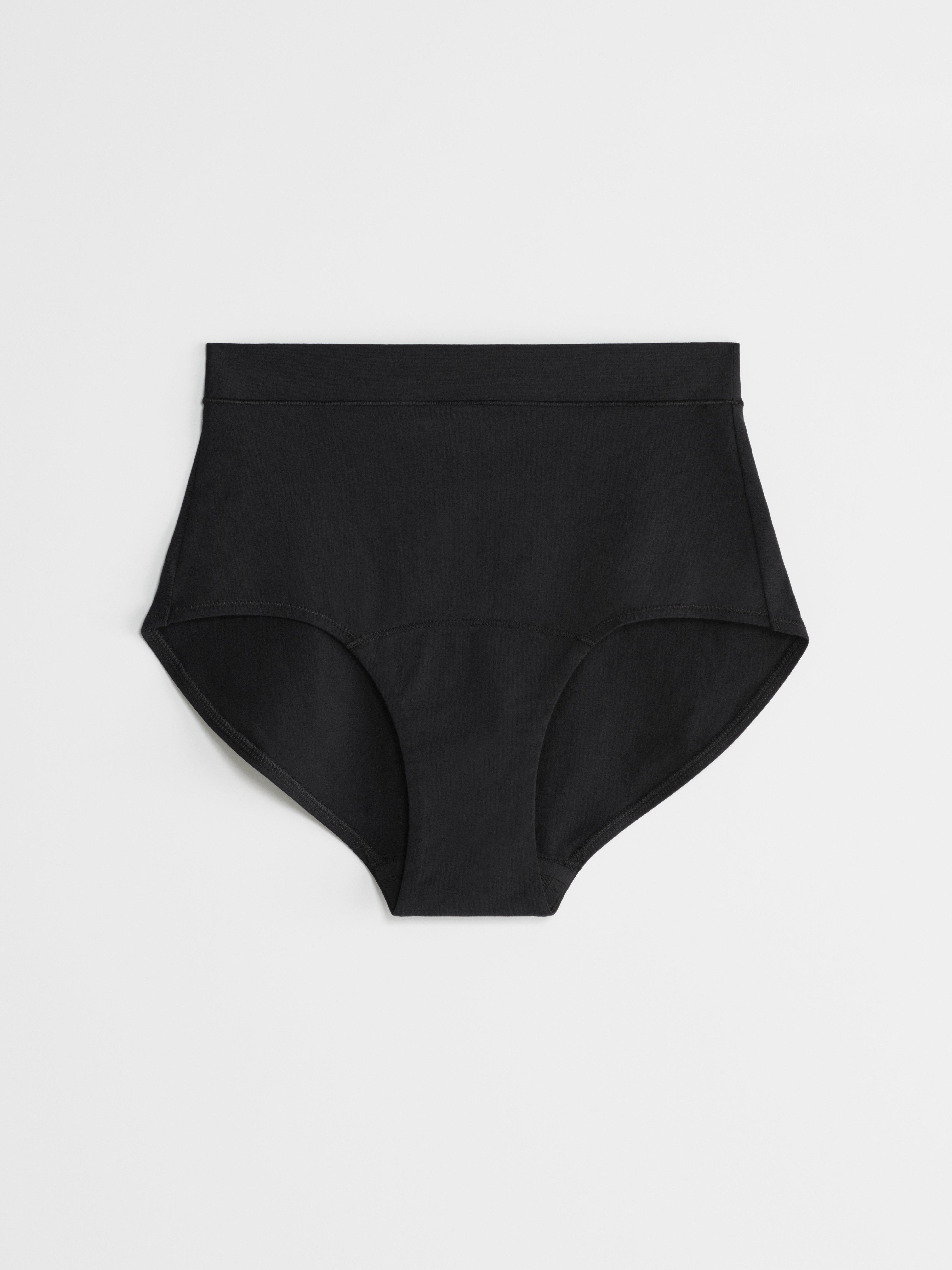 Engineered High Waist Period Proof – Period Panty Medium Absorbency Black