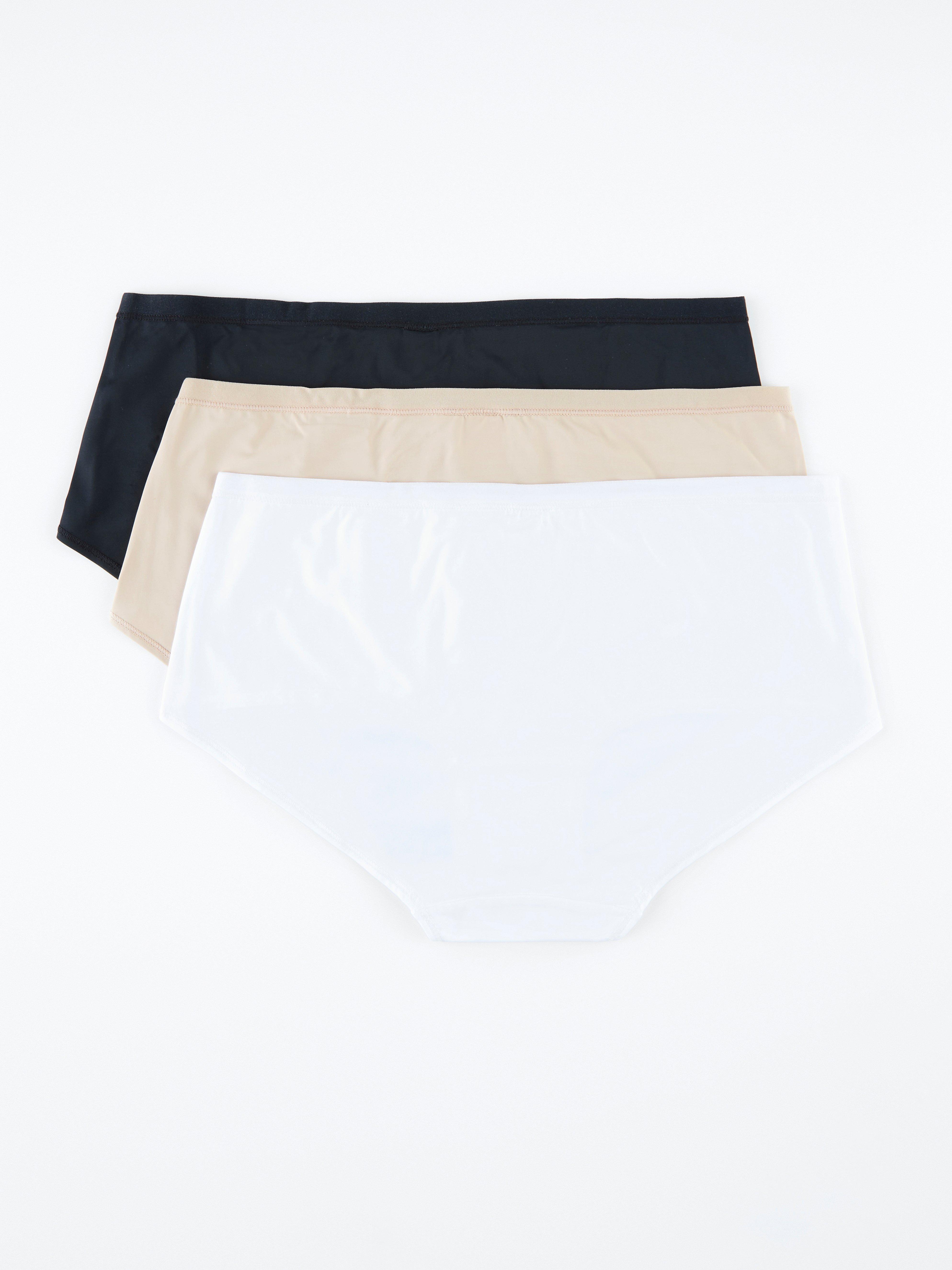 3-pack regular waist briefs Three-col mix