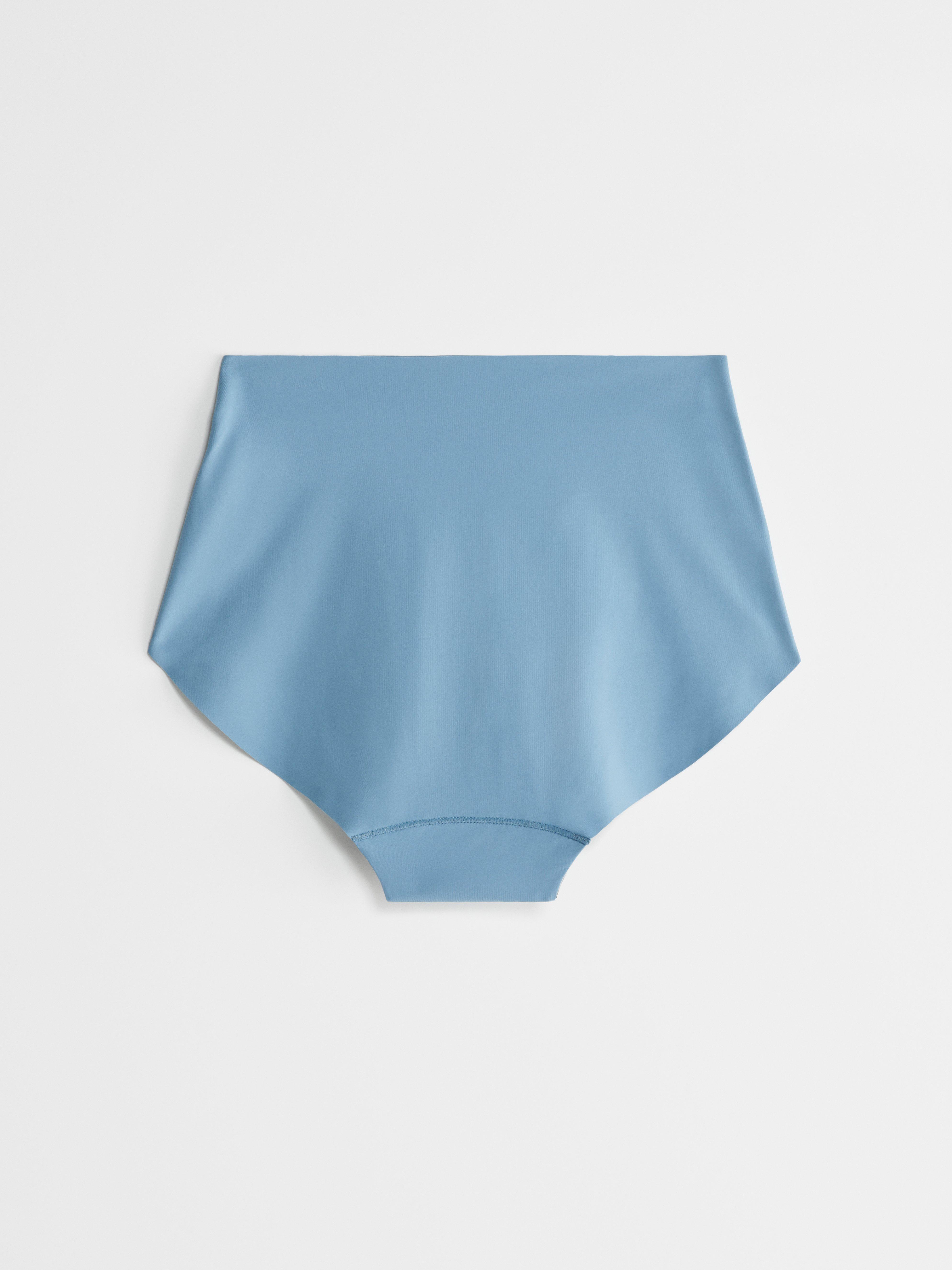 Engineered High Waist Period Proof – Period Panty Medium Absorbency Light Dusty Blue